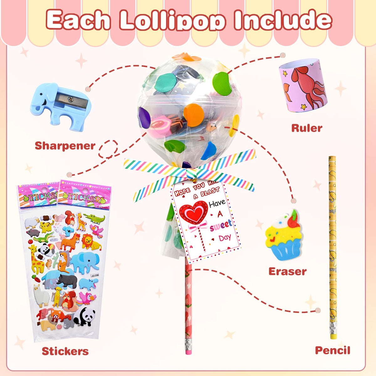 Giant Lollipop Goodie Bags for Birthday Party - Waipfaru Official Imagery - 5