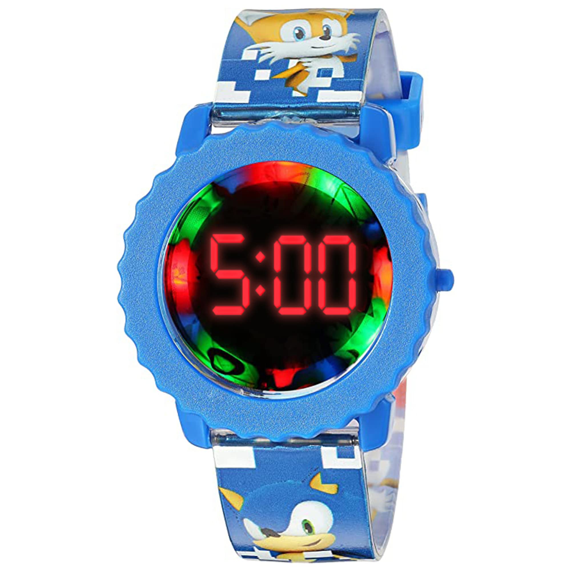 Accutime Sonic The Hedgehog Kids Digital Watch – Flashing LED Light-Up - View 5