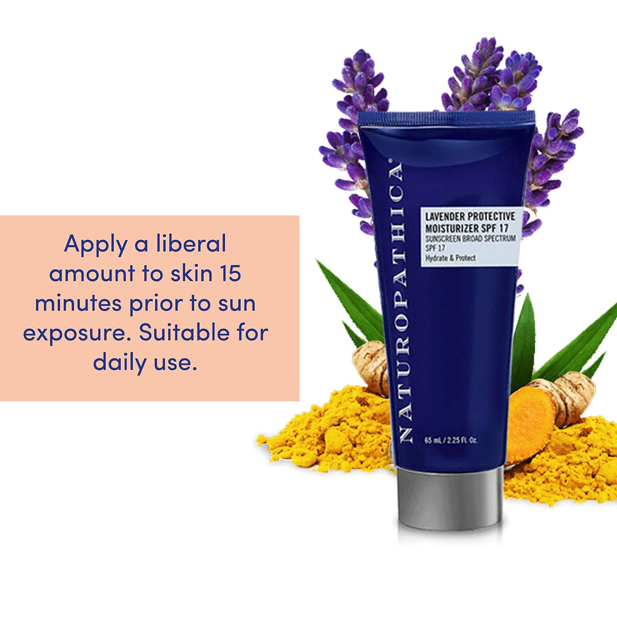 Naturopathica Lavender Turmeric Zinc Oxide Mineral Sunscreen - Naturopathica Official Imagery - 5