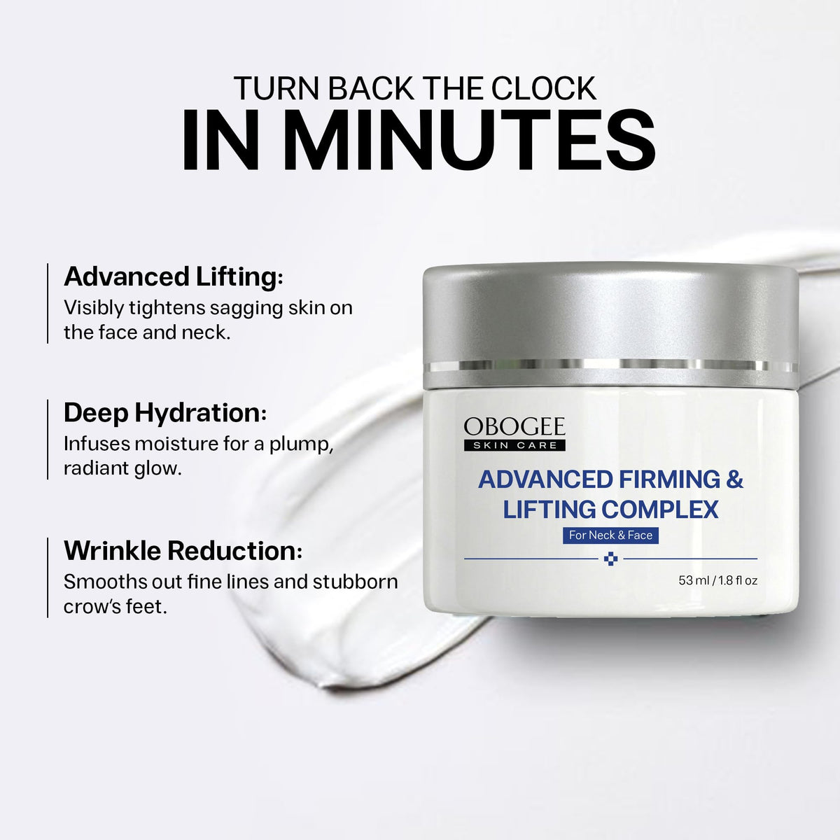 Age Defying Lifting Firming Face Cream Anti Aging - OBOGEE Official Imagery - 5