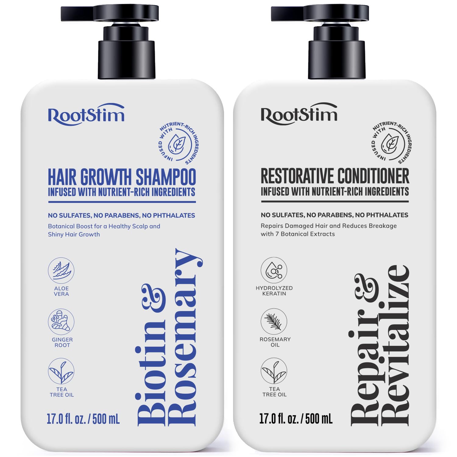 RootStim Hair Growth Shampoo and Conditioner Set for Thinning Hair - RootStim Official Product View 8