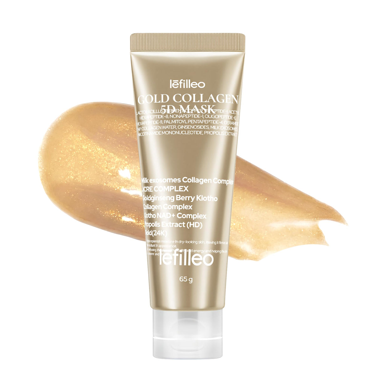 Gold 5D Wrapping Mask 65g 2 29 oz - LEFILLEO Official Imagery - 2