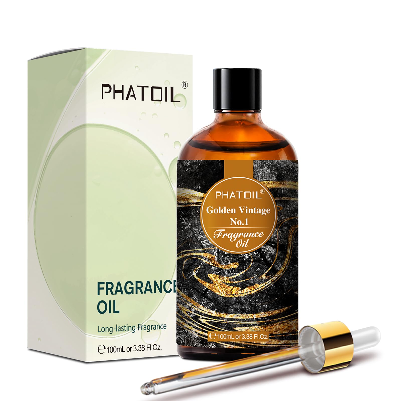 PHATOIL Golden Vintage No.1 Fragrance Oils for Aromatherapy, - Product Imagery