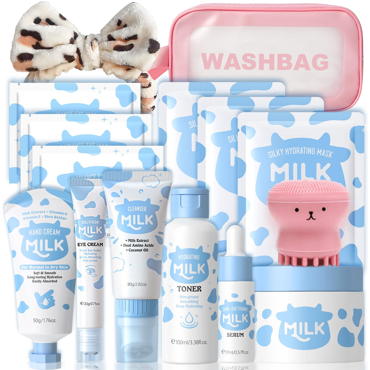 Milk Skin Care for Kids Ages 8 12 15 IN 1 Moisturizing - iYoway Official Imagery - 2