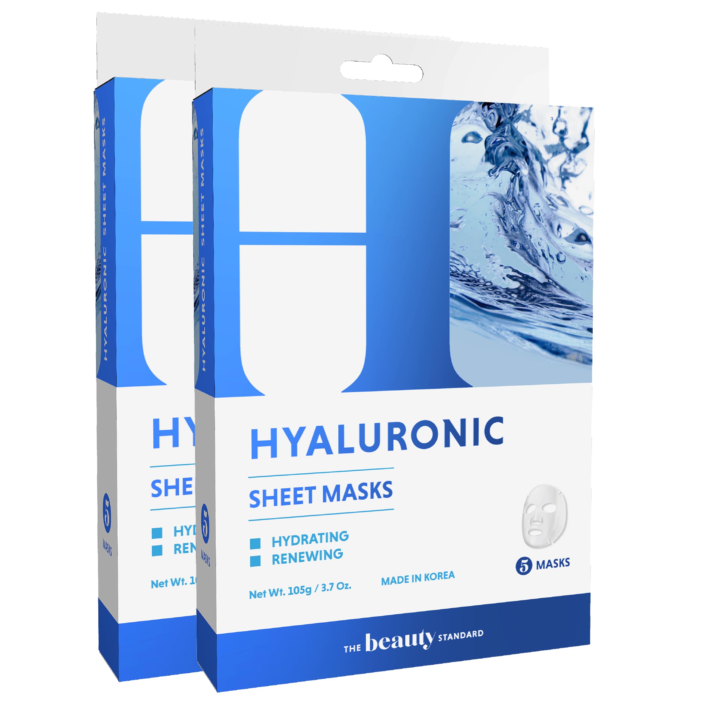 Hyaluronic Acid Sheet Face Mask - The Beauty Standard