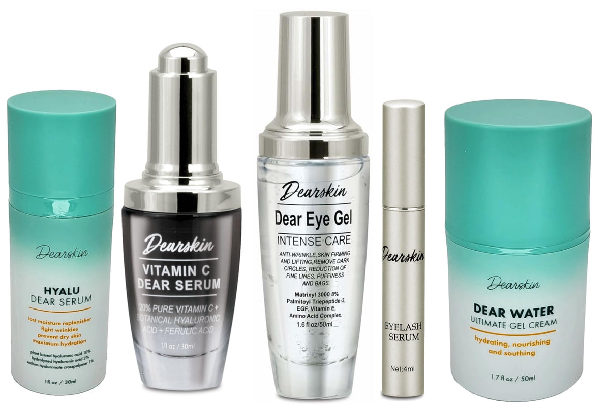 Dearskin Eyelashes Eyes Face Skincare Gift Set Gift her Glow - Dearskin Official Imagery - 2