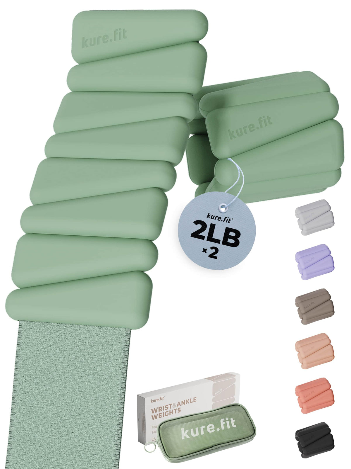 Pilates Wrist Ankle Weights - kure.fit Official Imagery - 1