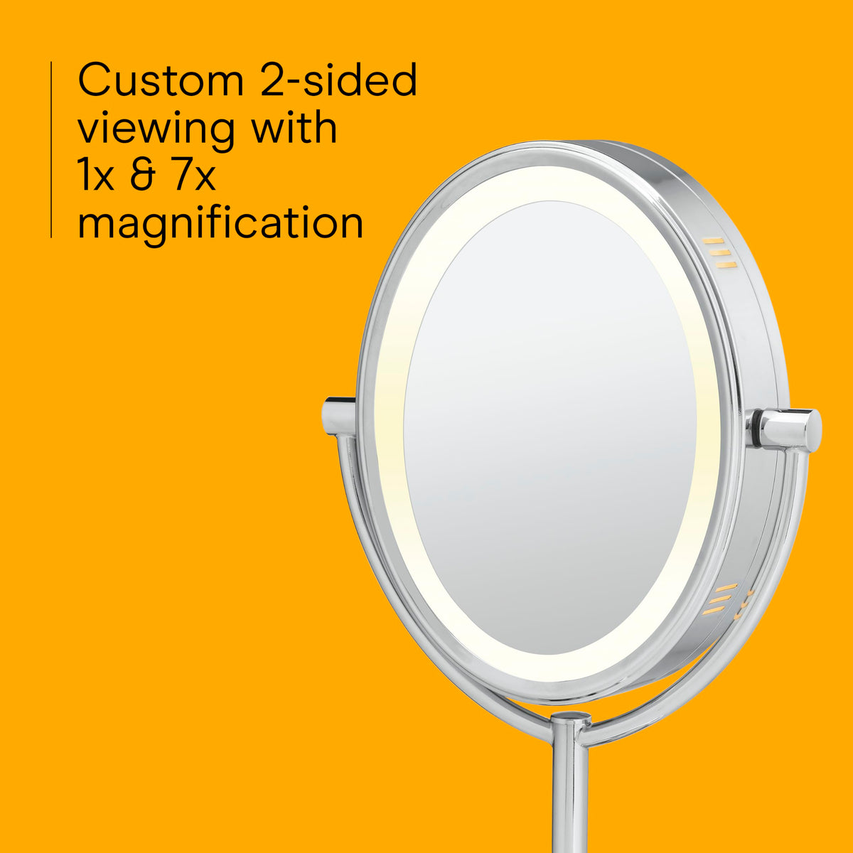 Conair Lighted Vanity Mirror LED 1X 7X Magnifying Double - Conair Official Imagery - 6