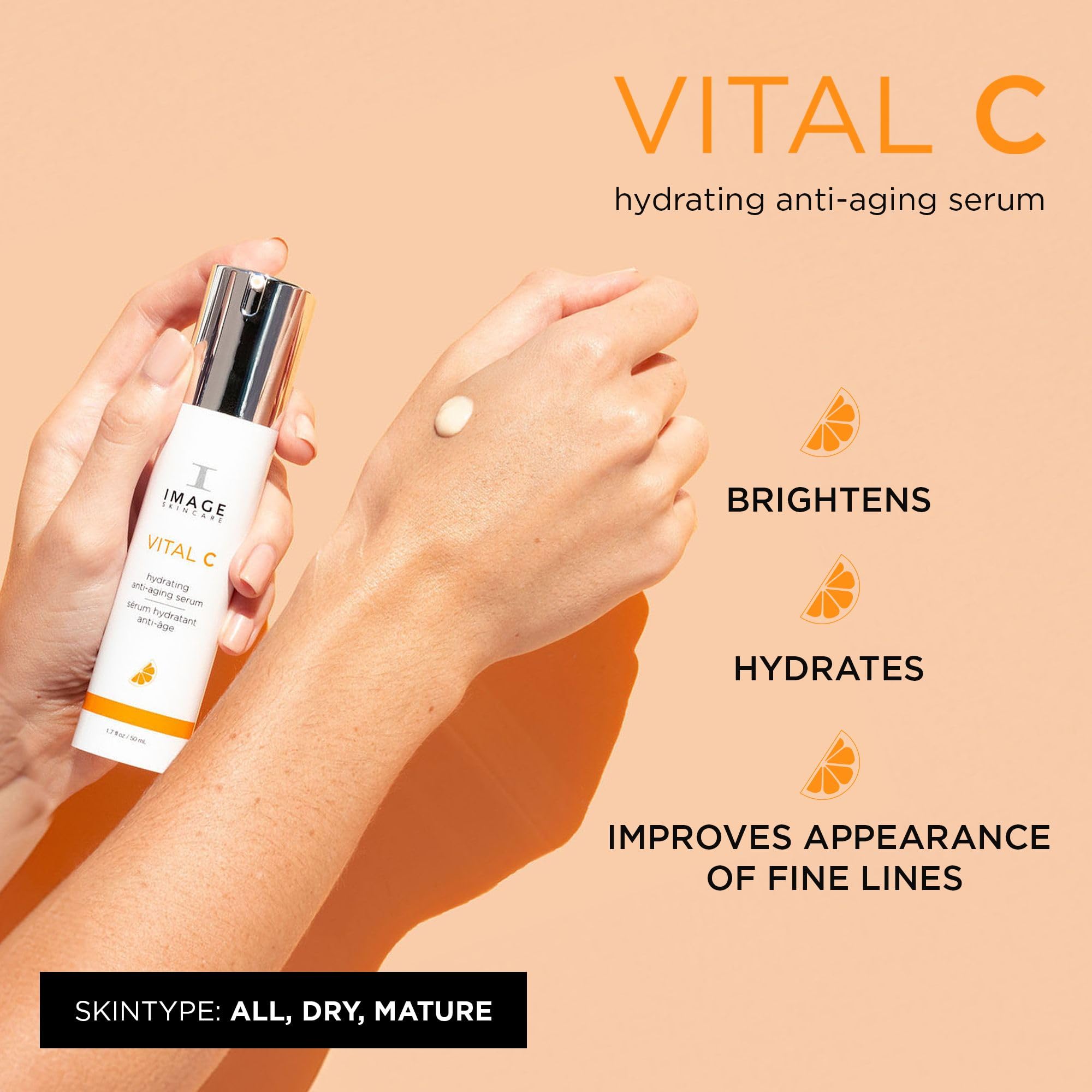 Elefair Tech IMAGE Skincare, VITAL C Hydrating Face Serum, with Vitamin C and - Elefair Tech Official Product View 3