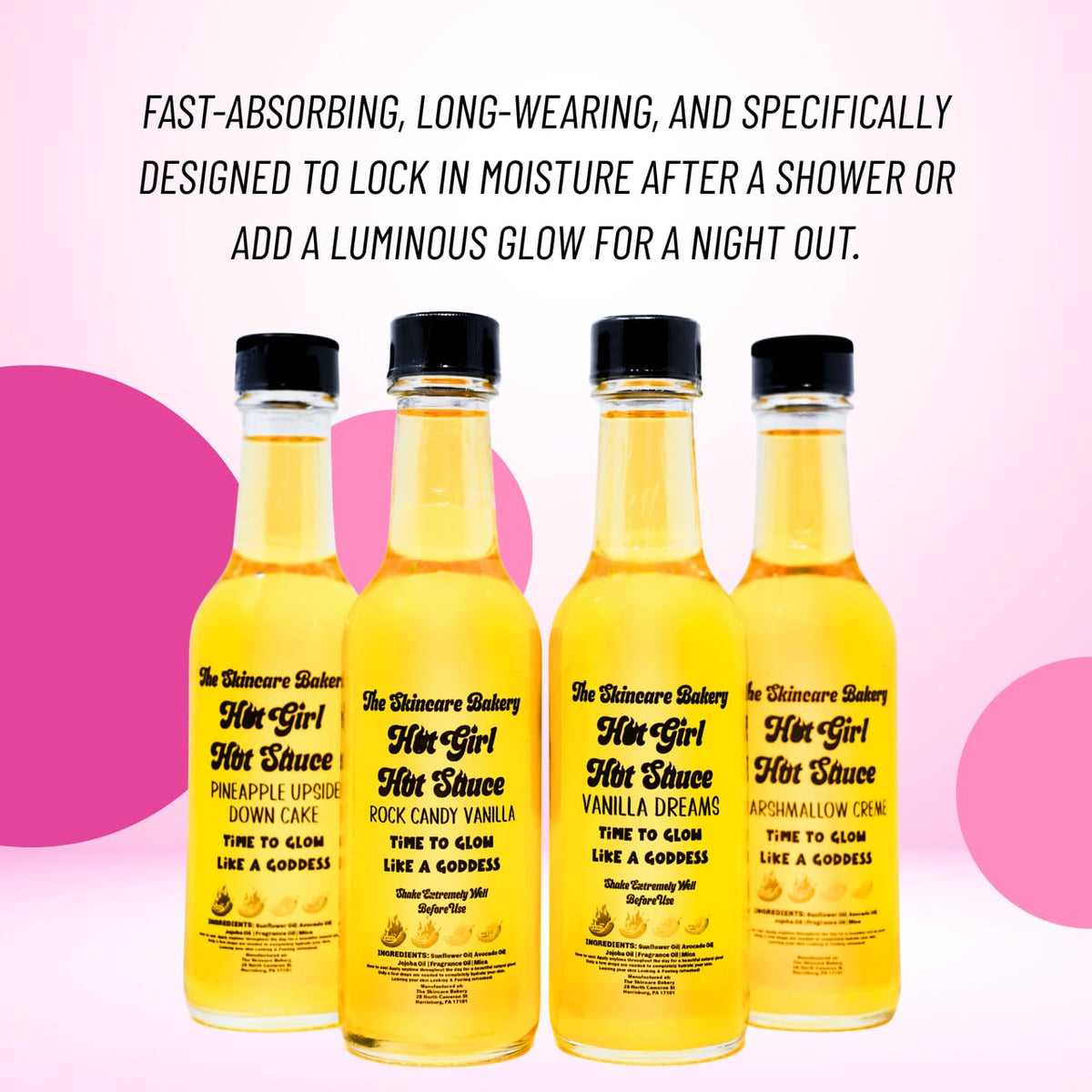 The Skincare Bakery Viral Hot Girl Hot Sauce Body Oil - The Skincare Bakery Official Imagery - 5