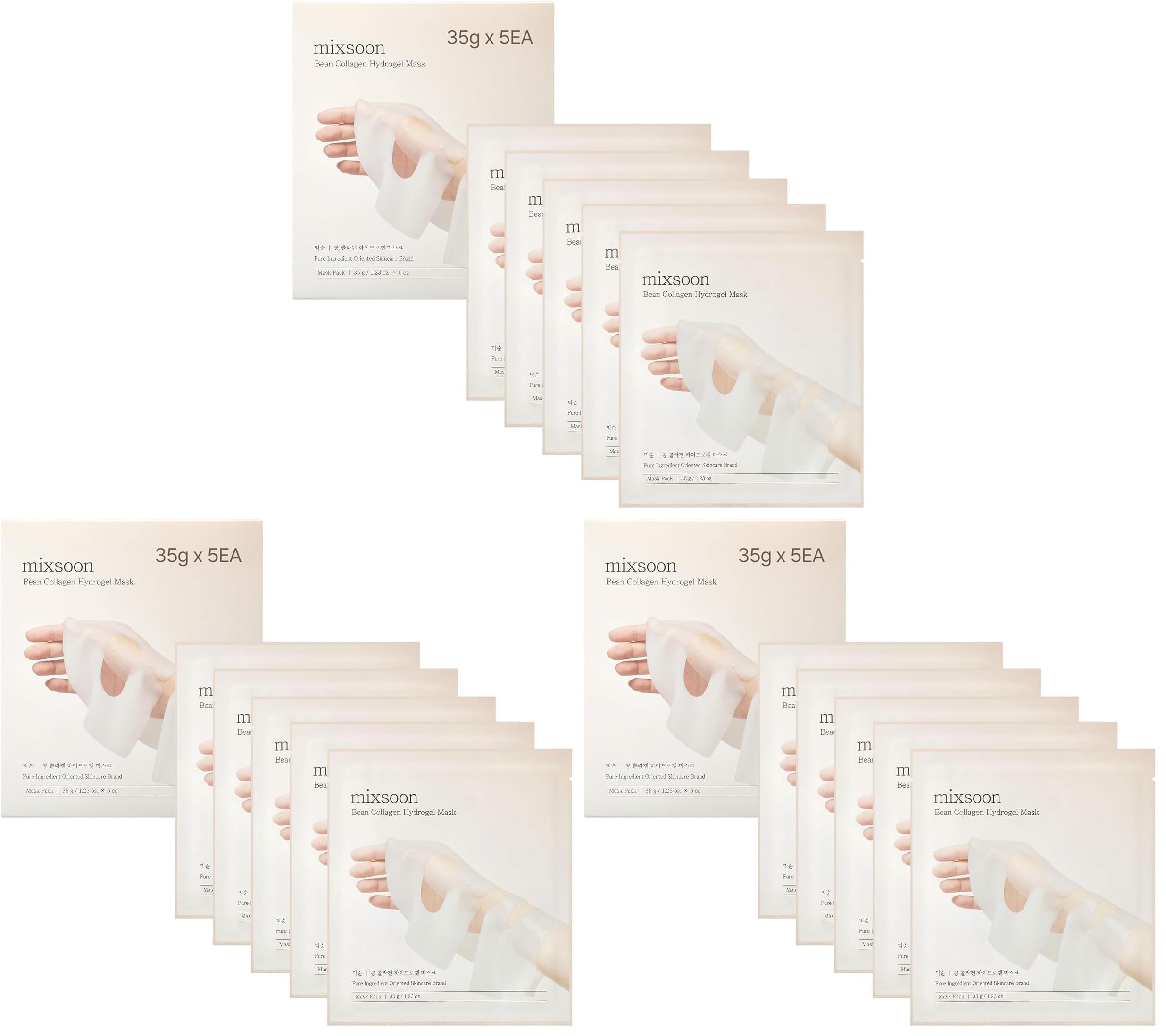 mixsoon Bean Collagen Hydrogel Mask Hydration All-In-One - mixsoon