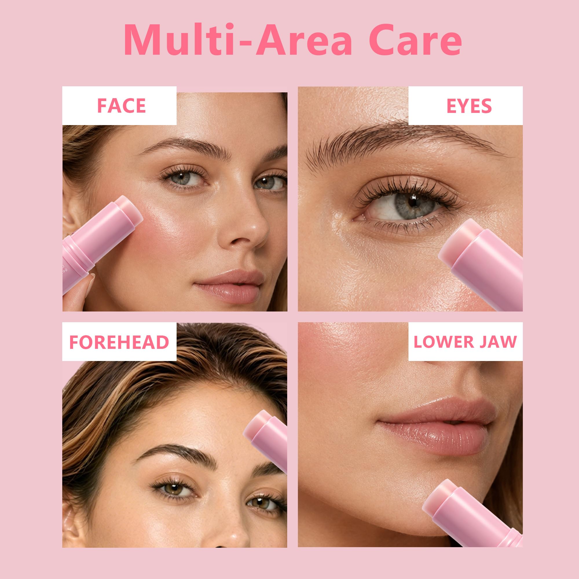 Euralissea PDRN Eye Balm Stick 2 Pack, Collagen Multi Balm with Pink B - View 5