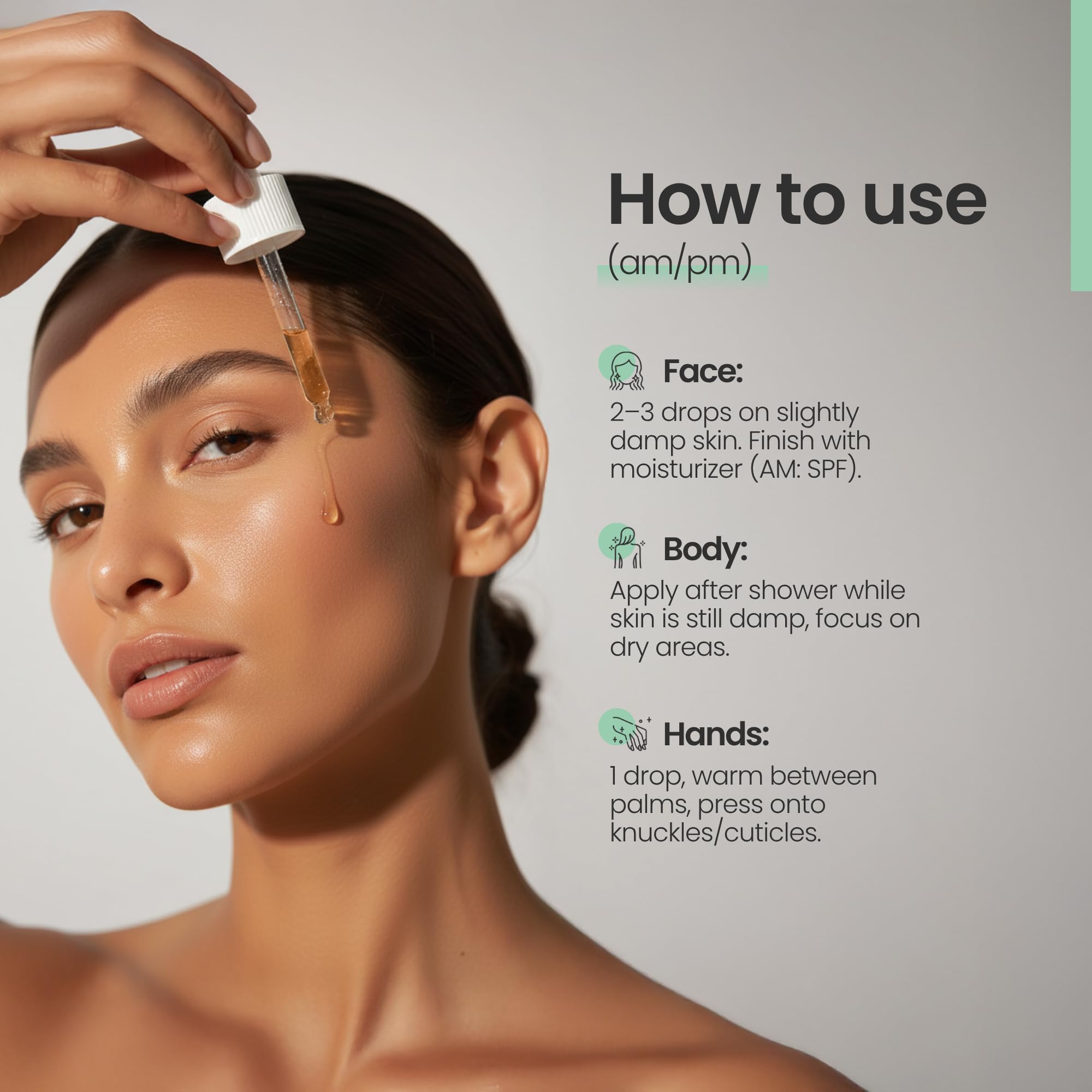 natural outcome Pure Squalane Oil l 100% Plant Derived Squalane Oil for Face, - natural outcome Official Product View 8