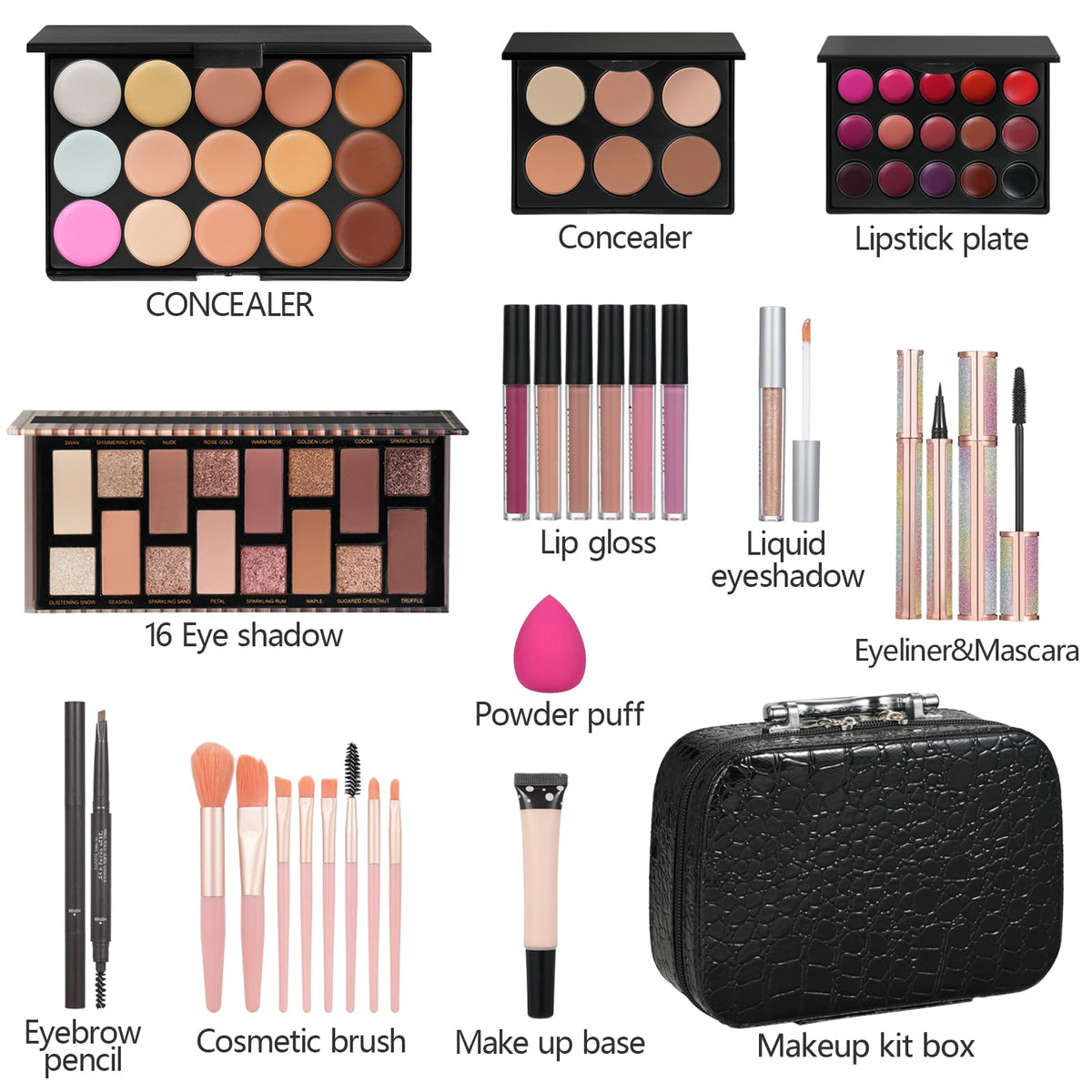 Makeup Kit For Girls Gift Make up Kit For Women Full Kit - Moobirlet Official Imagery - 3
