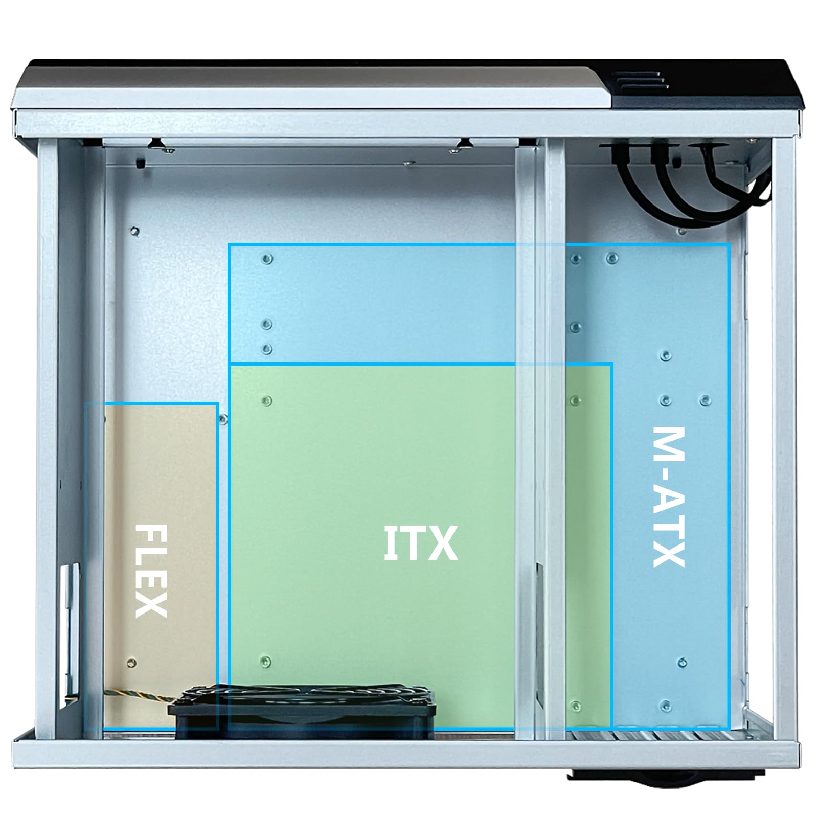 Generic ZhenLoong-X86 8 Bay NAS case Server Storage Chassis Hard Disk Drive hot-swap 12Gb backbplane SFF8643 Interface Support MATX/ITX MB/USB3.0 * 2 Come with PCIe X4 8 SATA Expansion Card