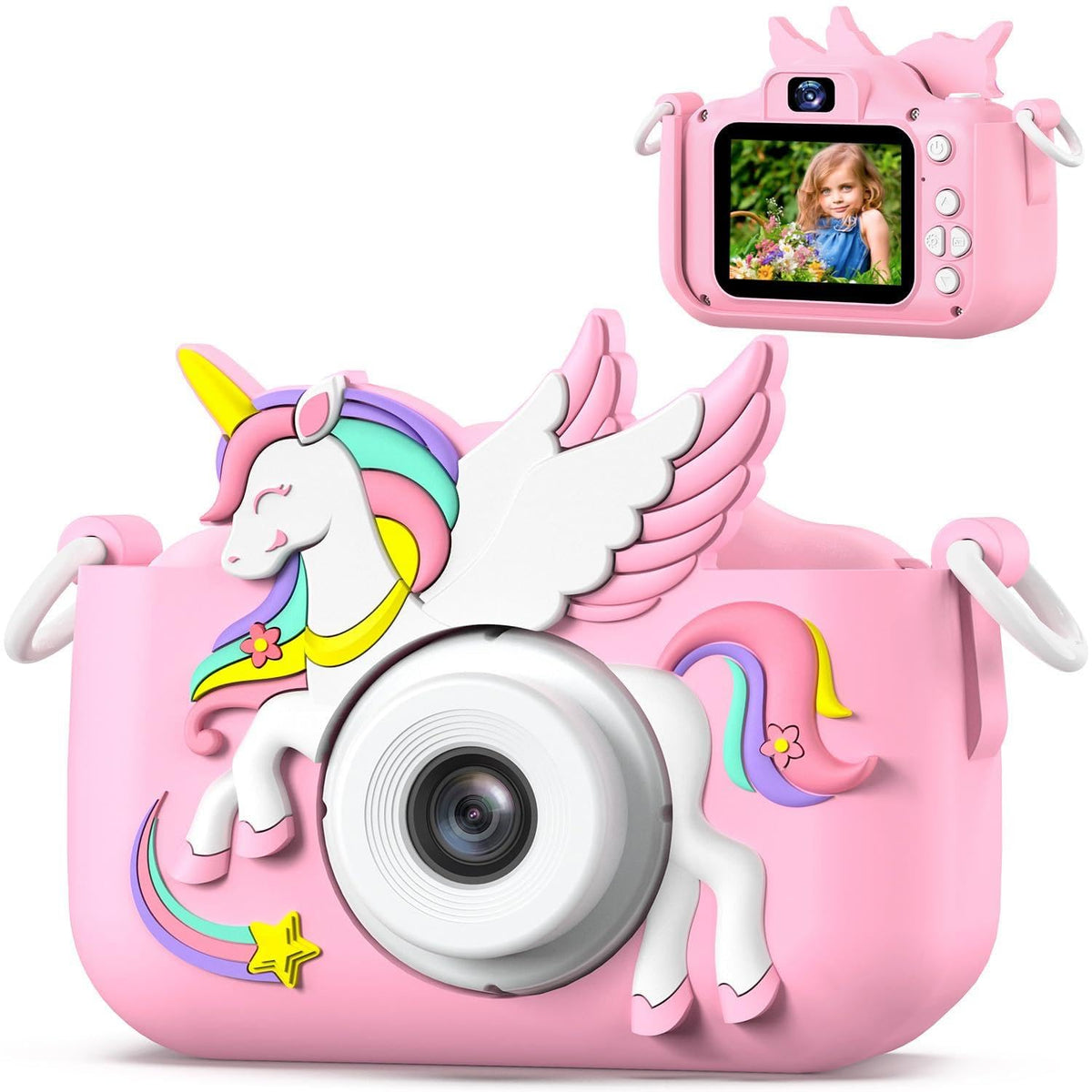 Upgrade Kids Camera for Boys Girls Toddler Digital Selfie - Cimizi Official Imagery - 1