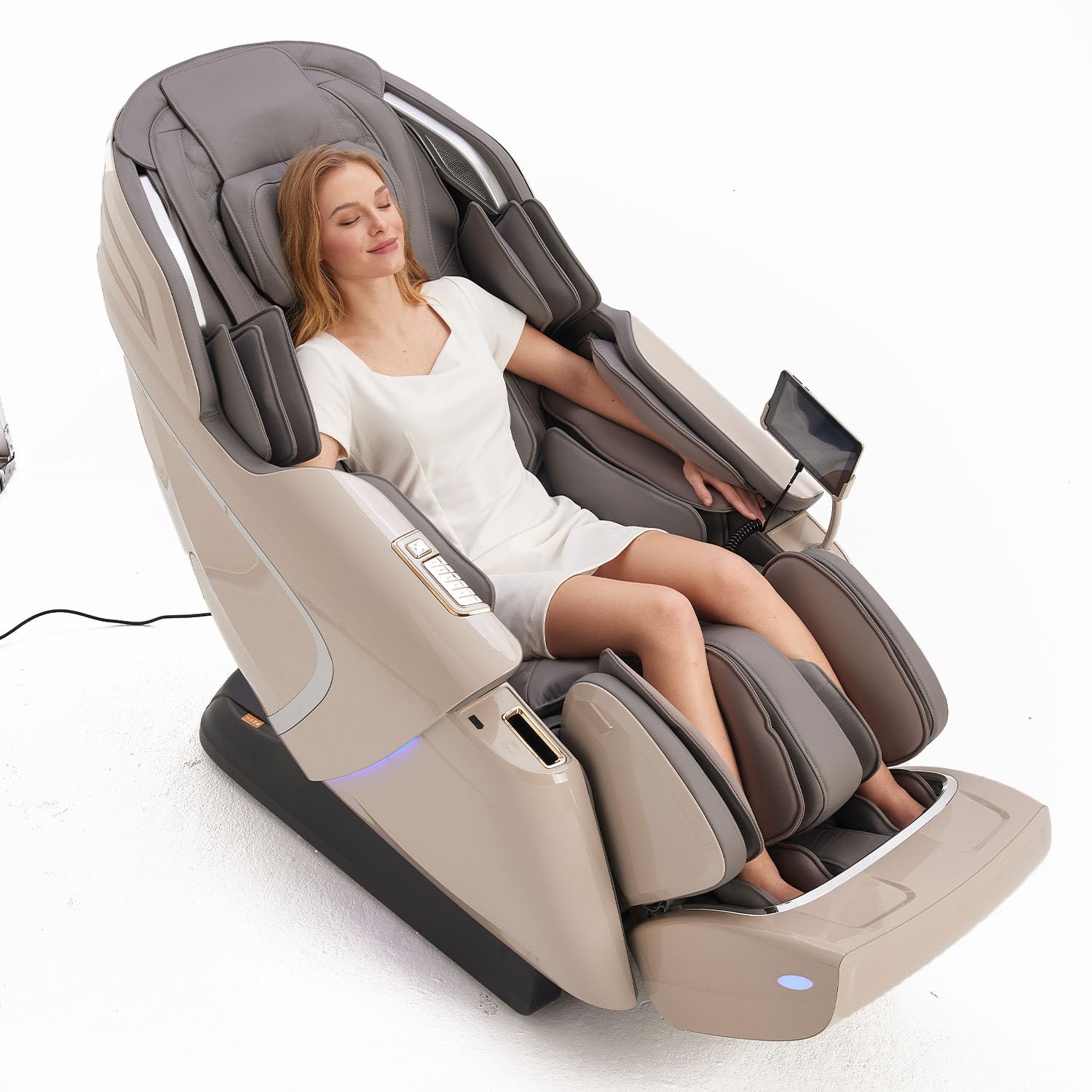 4D Zero Gravity Massage Chair, No Assembly Heavy Duty SL Track - Product Imagery