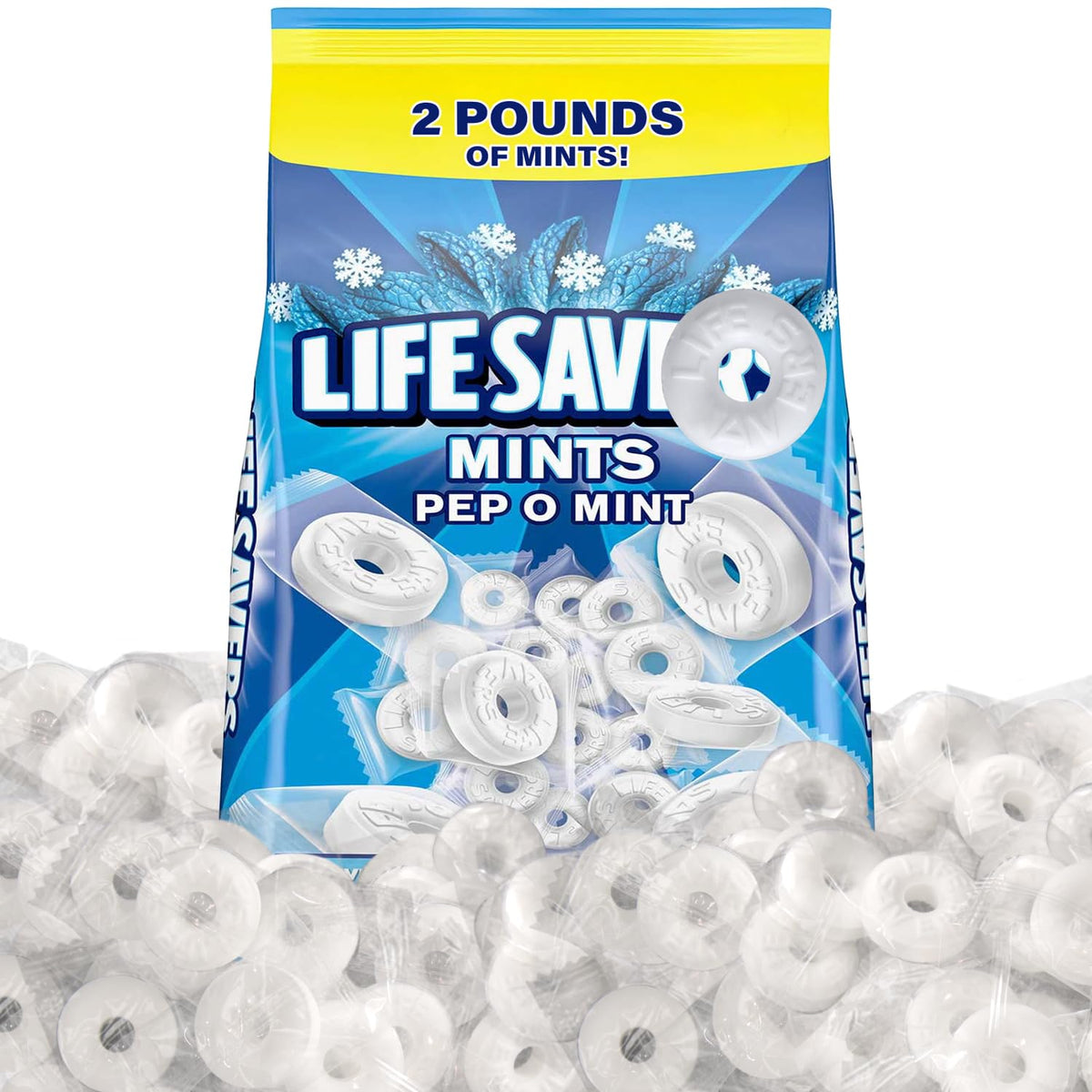 Pep O Mint Hard Candy 2lb Pack of Mints Bulk Perfect for - SWEETSIDE CANDY CO. Official Imagery - 2