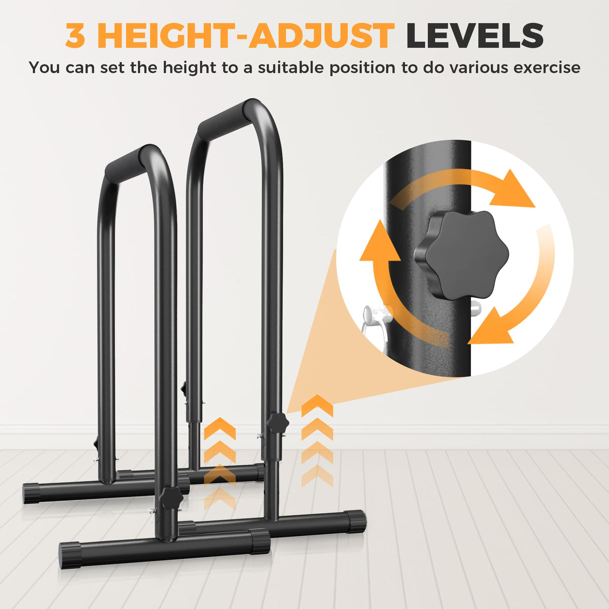 Outdoor Basic Adjustable Dip Bar Station - outdoor basic Official Imagery - 8