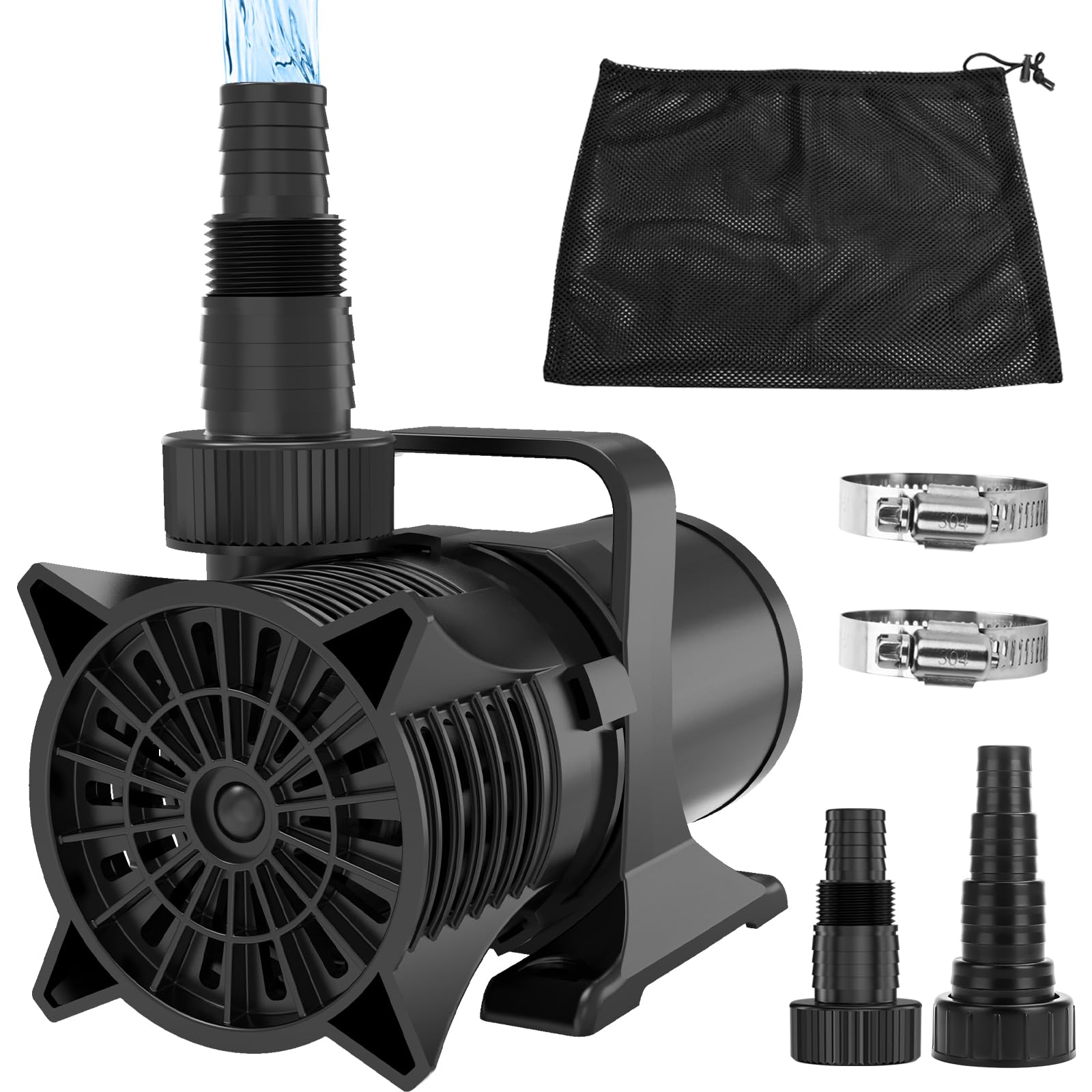 AquaMiracle 2700GPH Submersible Water Pump UL Certified Pond Pump - AquaMiracle Official Product View 1
