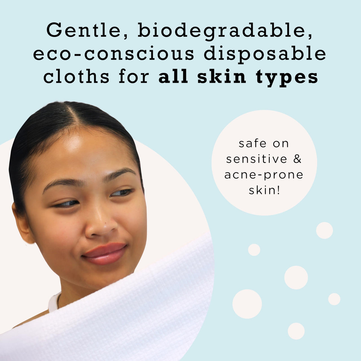 Erase Your Face 50pc Biodegradable Cleansing Face Cloths - ERASE YOUR FACE Official Imagery - 4