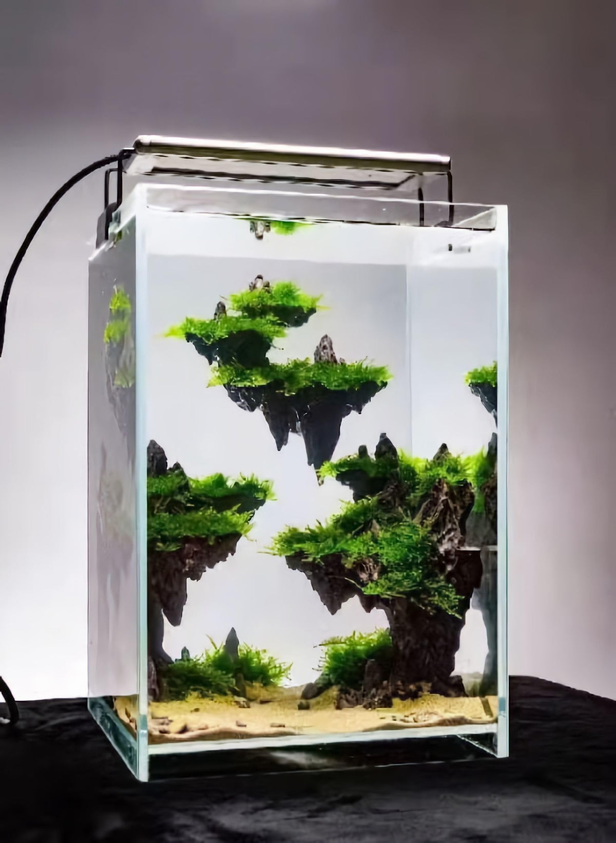 Aquarium Rock Decor 3 Piece Elf Island for 5 10 Gallon Tanks - Allcolor Official Imagery - 8