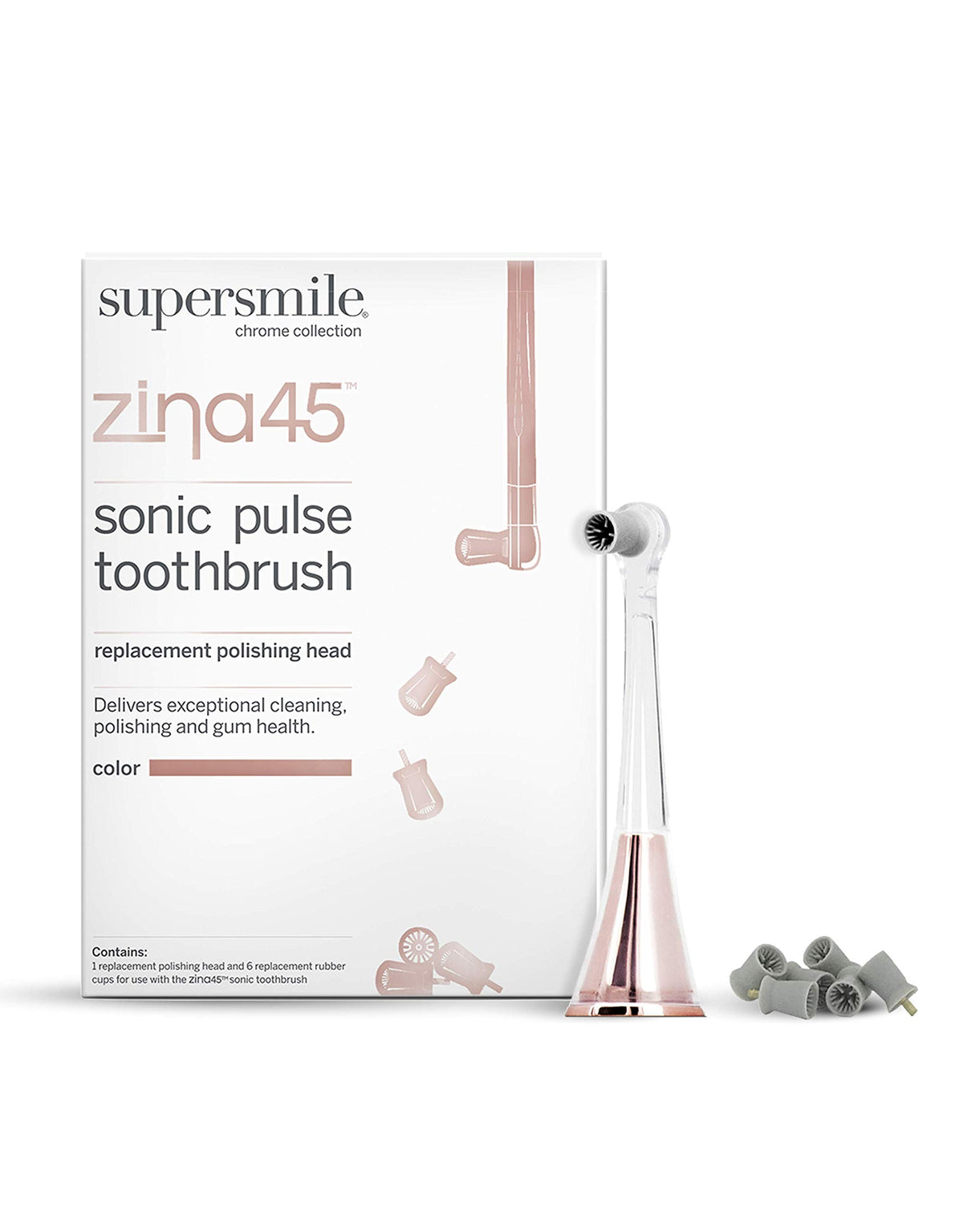 Supersmile Zina45 Replacement Polishing Head Silver - Supersmile Official Imagery - 8