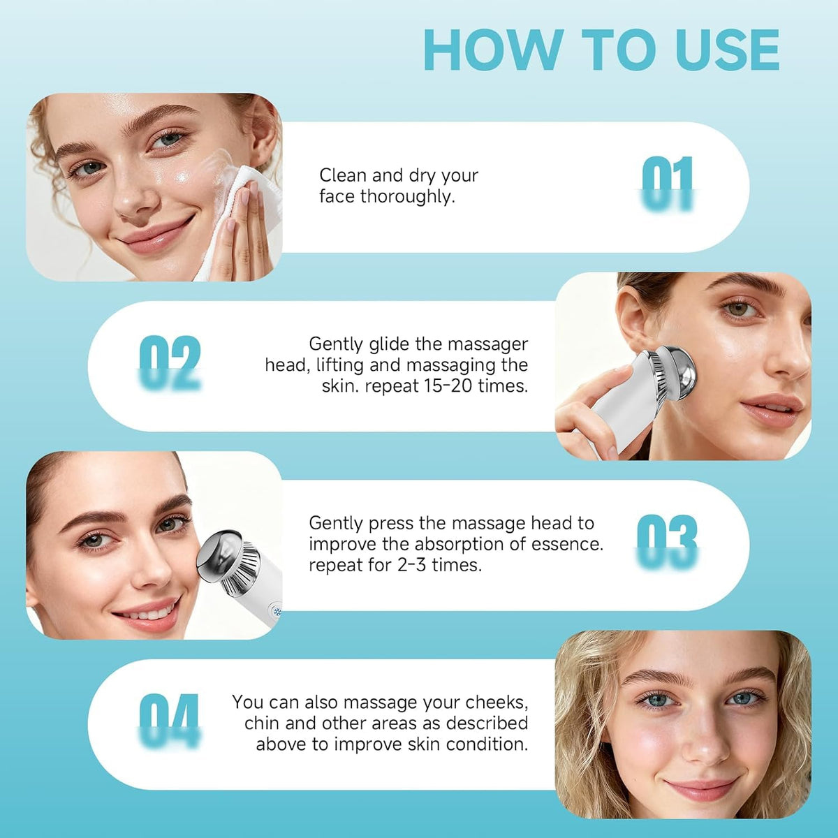 Depuffing Wand for Eyes Face 2 in 1 Hot Cold Eye Facial - Ructmou Official Imagery - 8