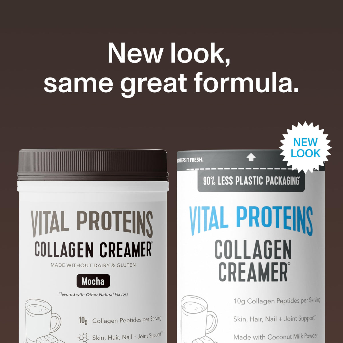 Vital Proteins Collagen Peptides Powder Mocha Coffee Creamer - Vital Proteins Official Imagery - 4