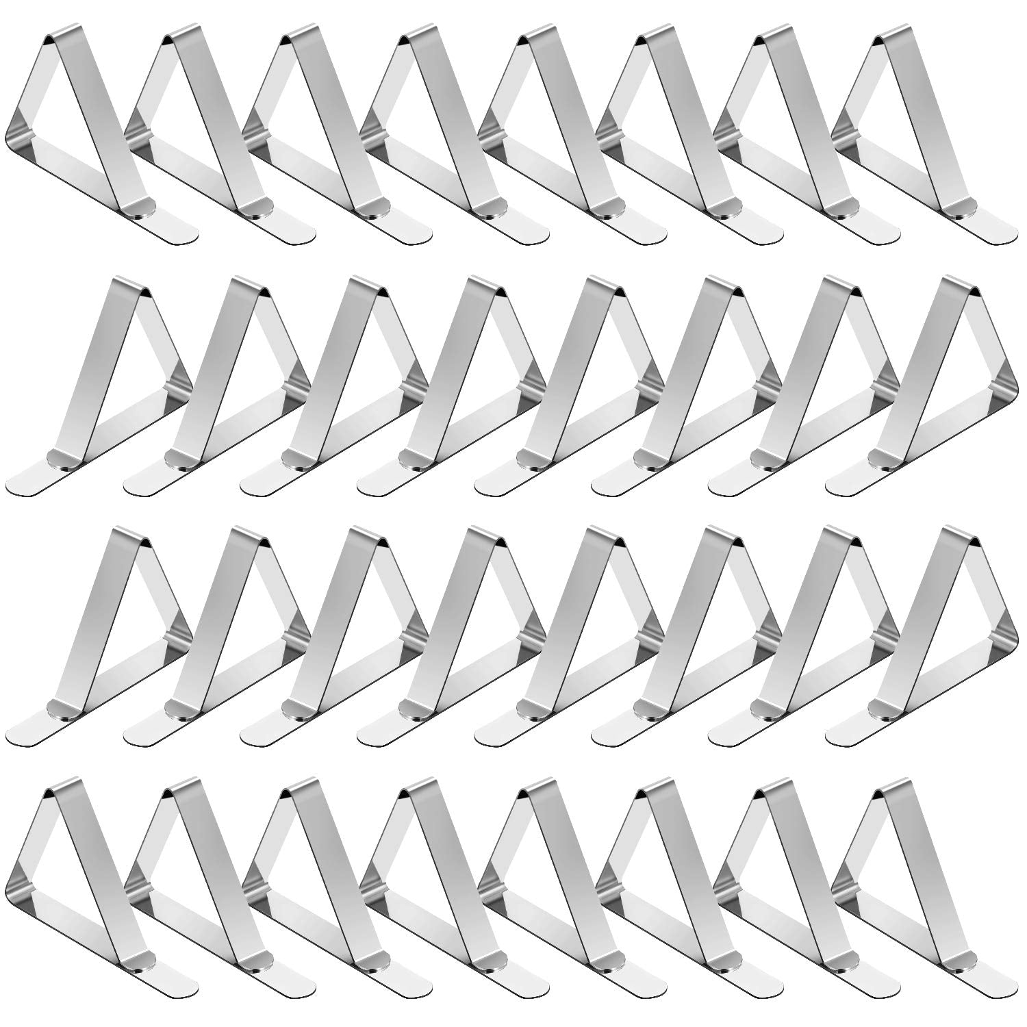 TriPole Tablecloth Clips 32 Pack Table Cloth Holder Clips for - Product Imagery