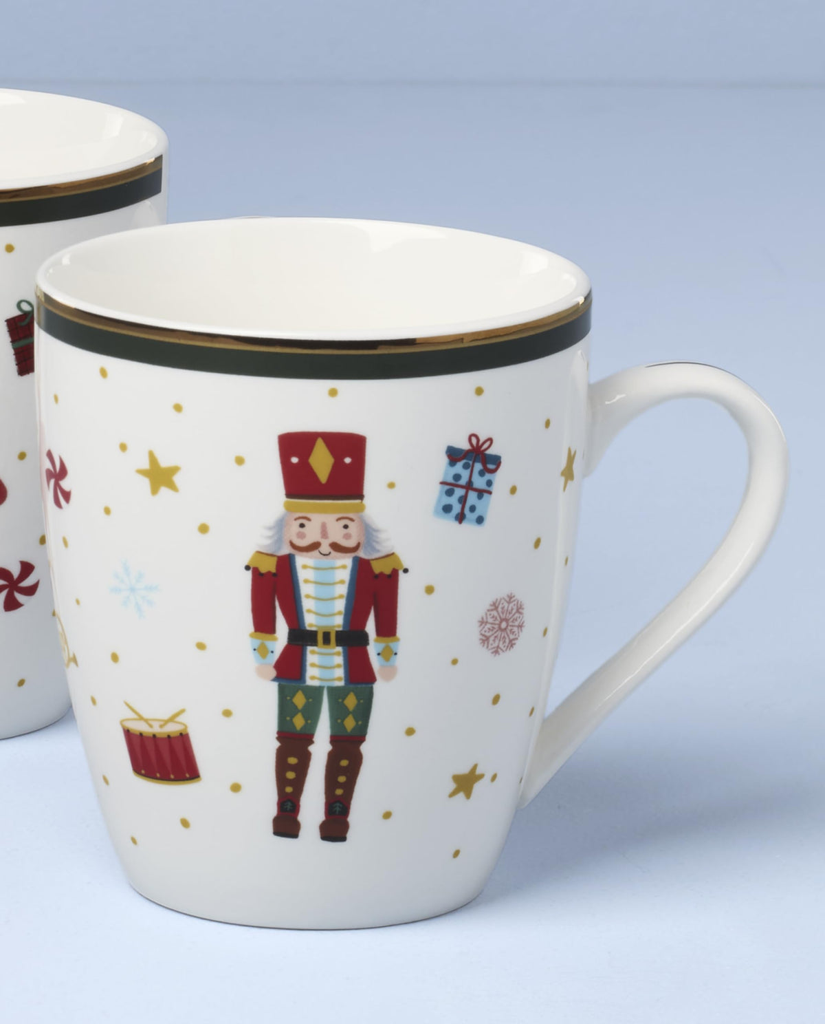 Lenox Nutcracker Ballet Christmas Porcelain Mug Set for 4 - Lenox Official Imagery - 6