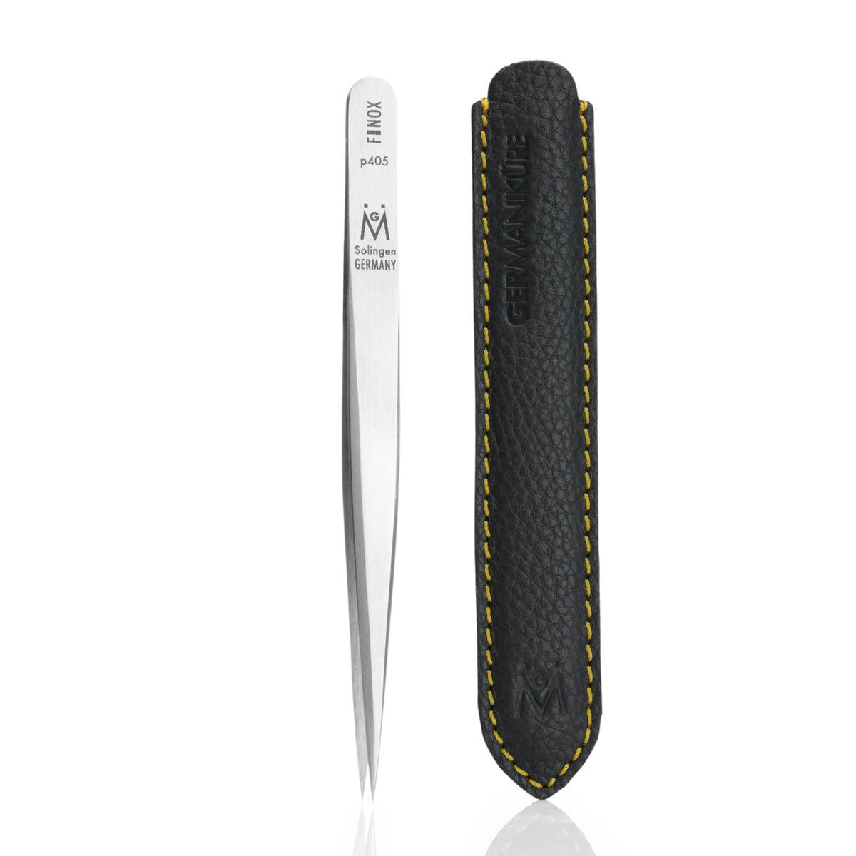 GERMANIKURE Wide Grip Pointed Tweezers Solingen Germany - GERmanikure Official Imagery - 2