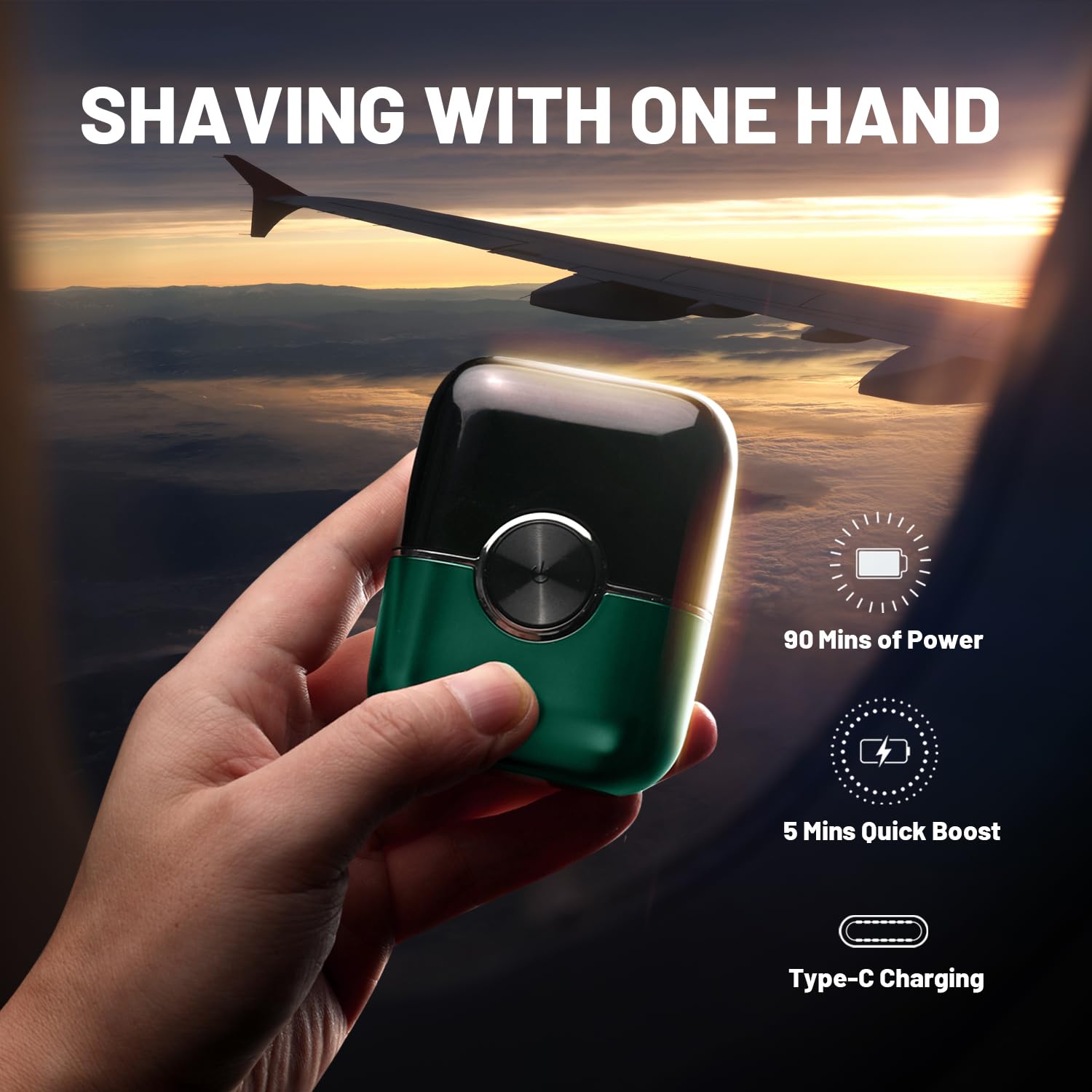 NKTMXY Electric Foil Shaver for Men, 4 Blades Dual Speed