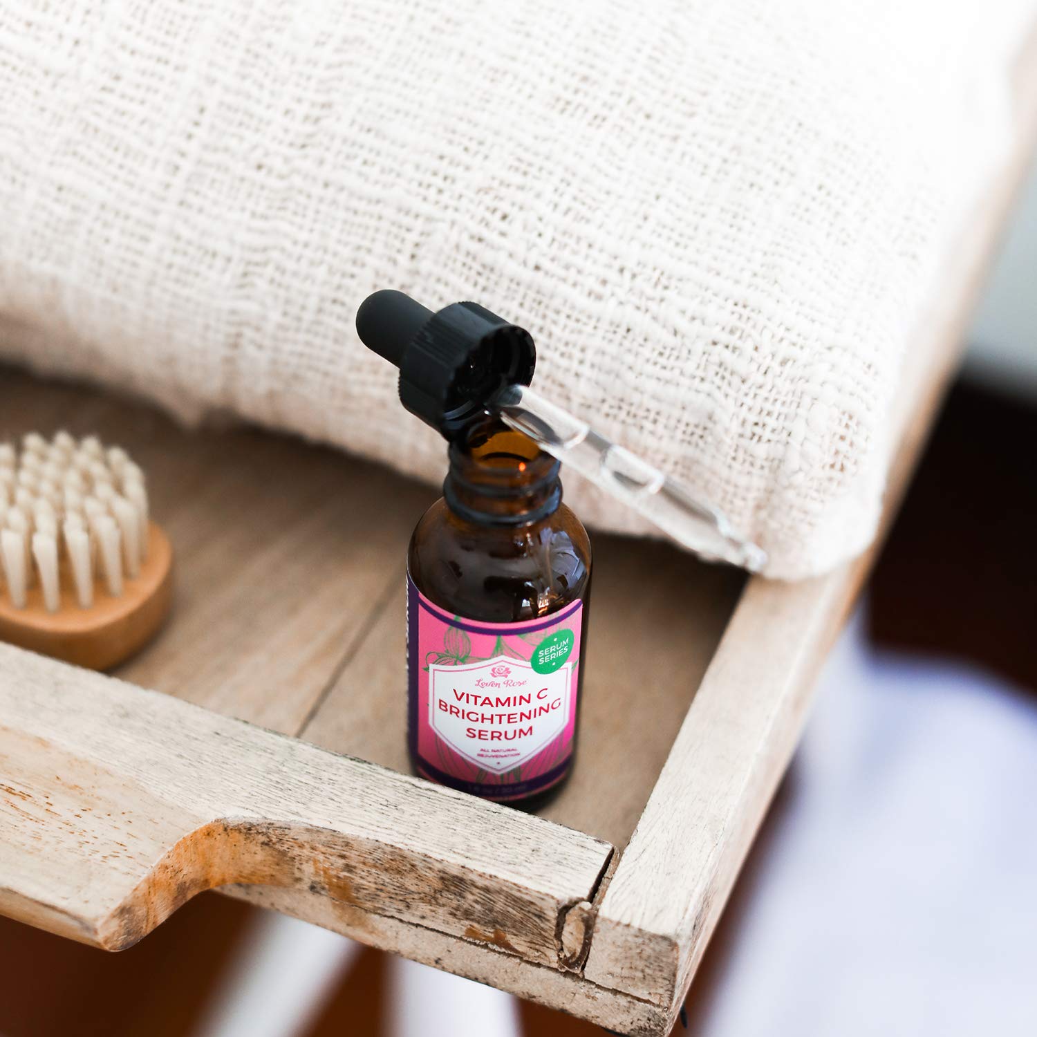 Vitamin C Brightening Serum by Leven Rose 100% Natural Dark Spot Remover for - Leven Rose Official Product View 6