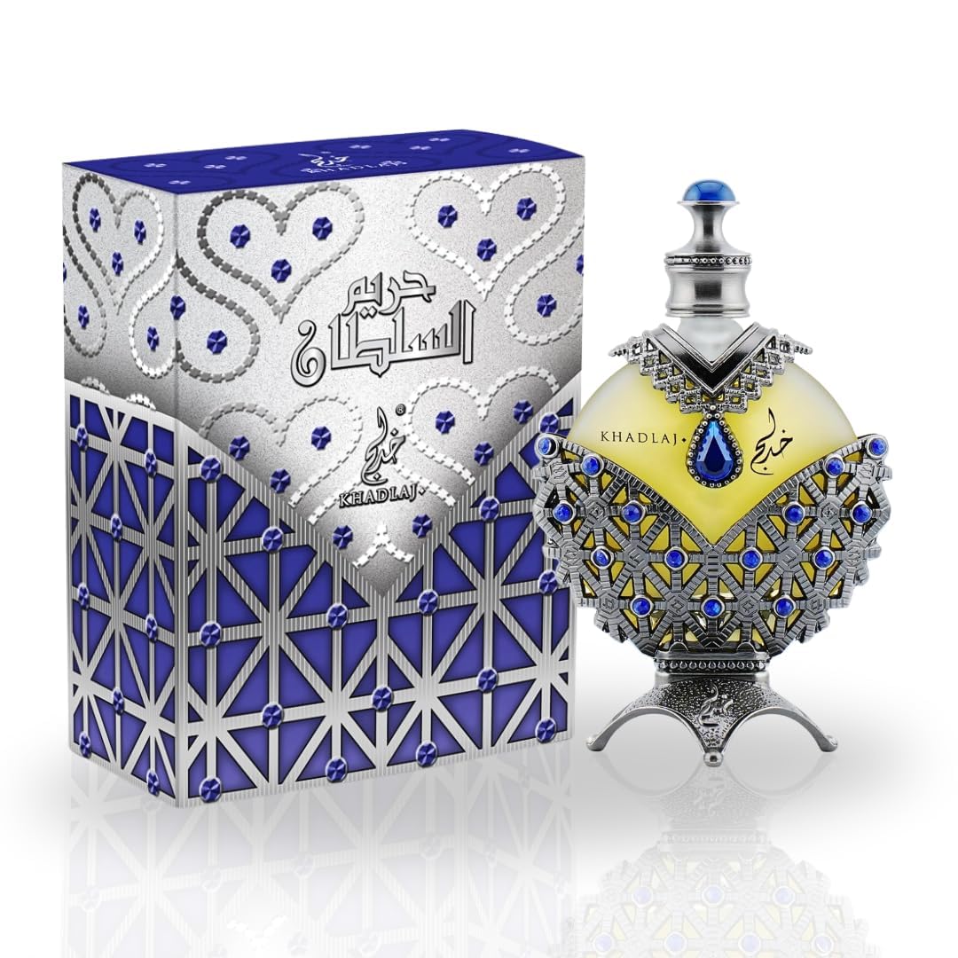 Khadlaj Hareem Al Sultan Blue Concentrated Perfume Oil U 1.18 - Product Imagery