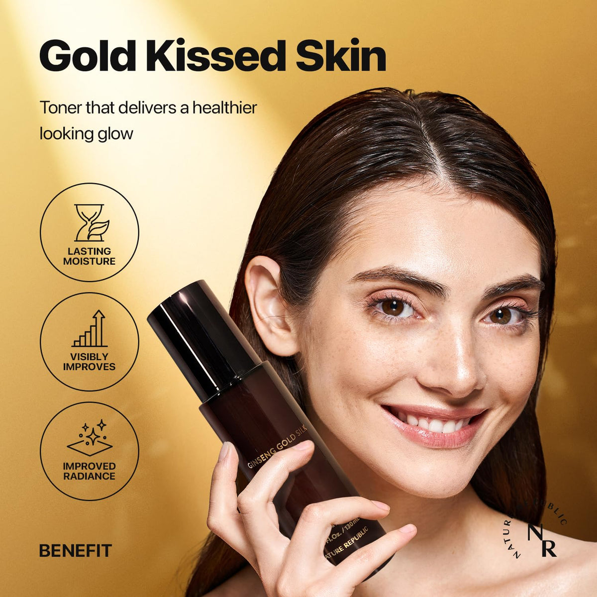 Nature Republic Ginseng Gold Silk Facial Toner 130 ml 4 39 - Nature Republic Official Imagery - 4
