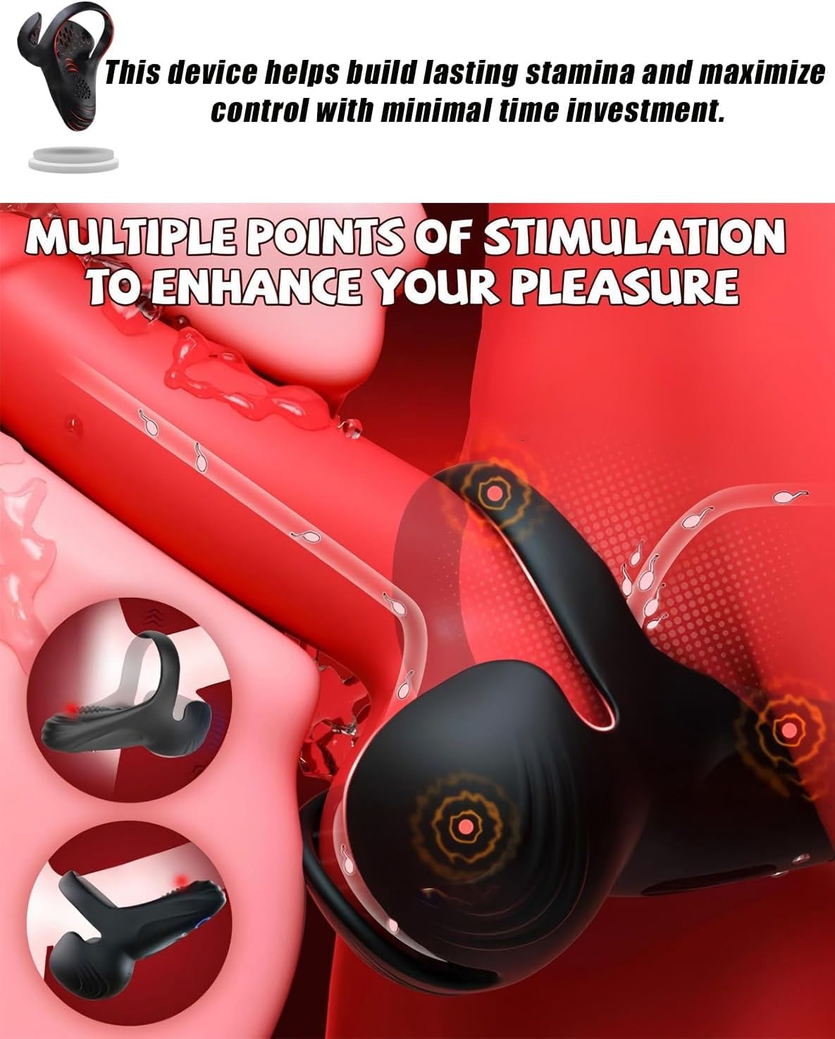 Luckyrao Apex Drive Pro for Men, Rechargeable IPX7 Waterproof Mansculpt Newman P - Luckyrao Official Product View 6