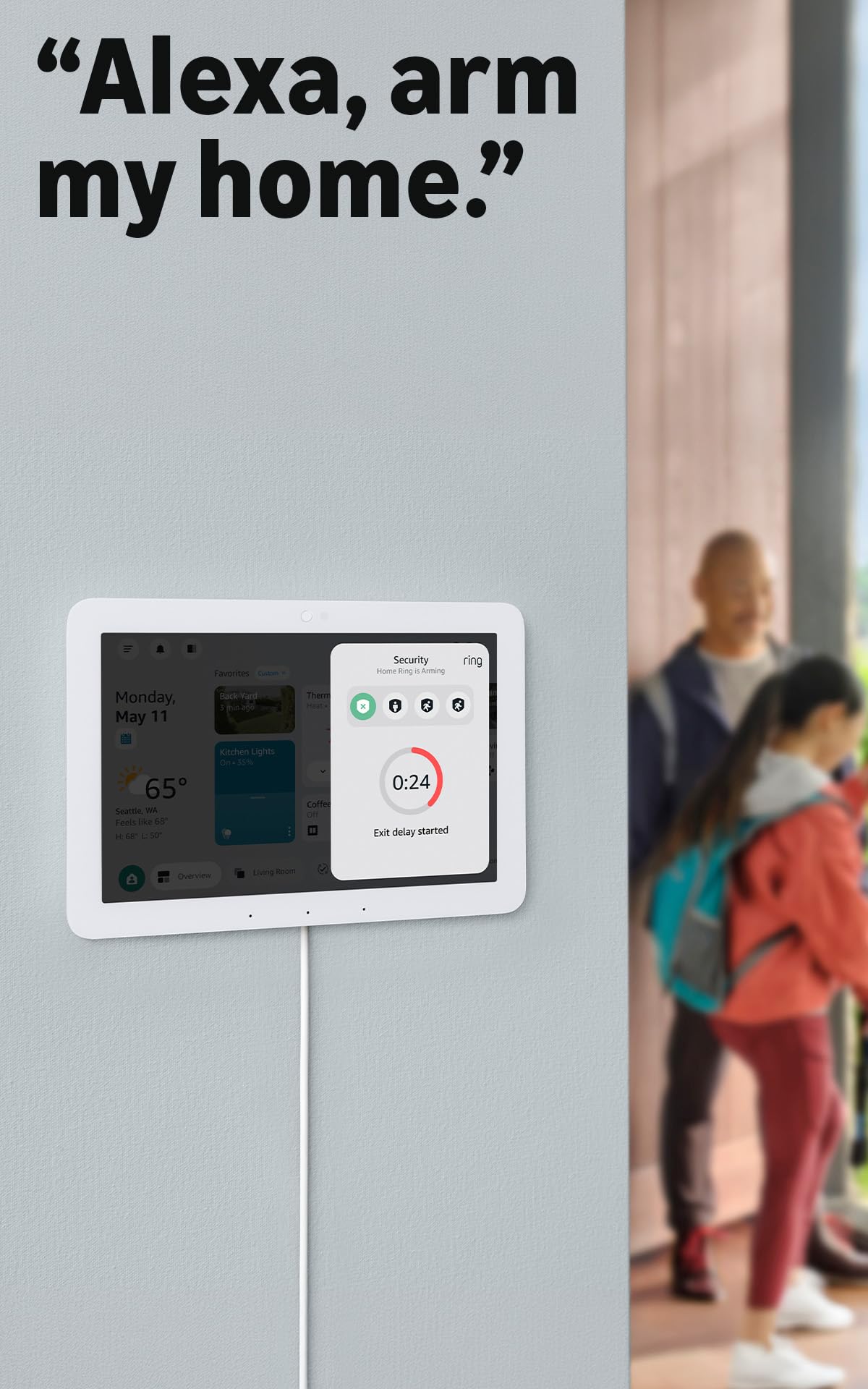 Amazon Echo Hub  , 8", Redesigned with customizable control and A - Amazon Official Product View 6
