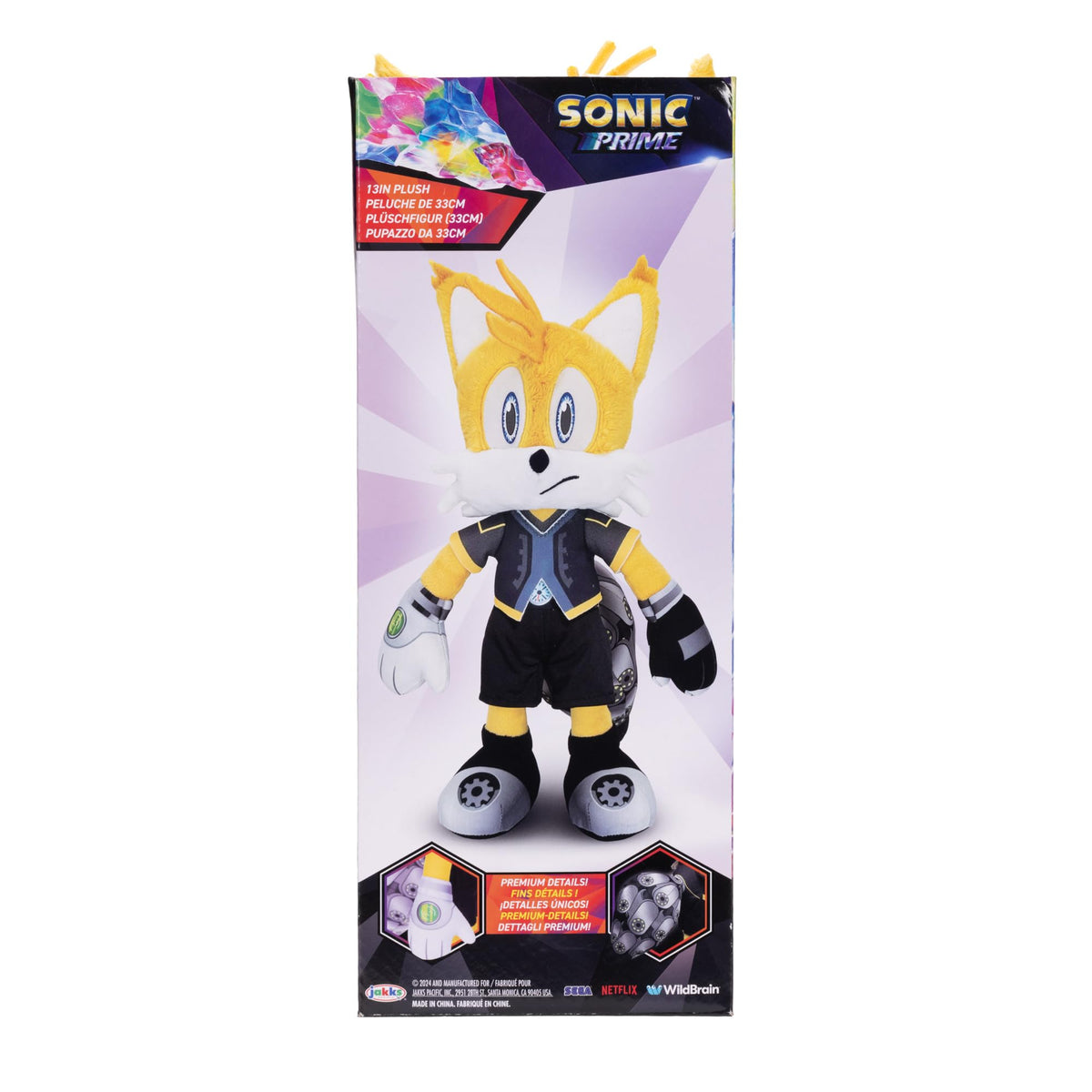 Sonic Prime 13 inch Soft Plush Tails Nine Ages 3 - JAKKS Pacific Official Imagery - 8