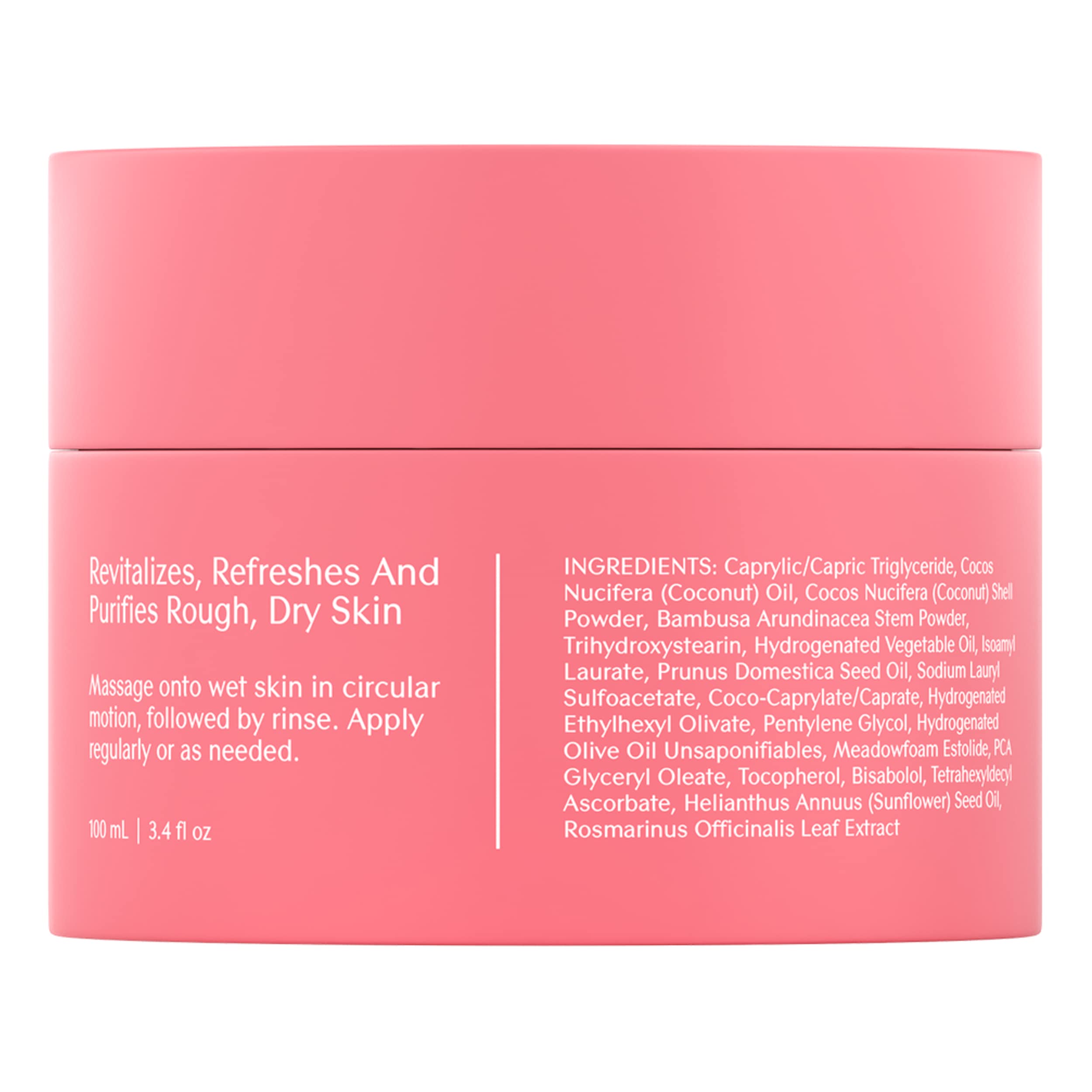 Bare August Foot Scrub - Natural Exfoliant for Soft, Smooth Feet | 3.4oz