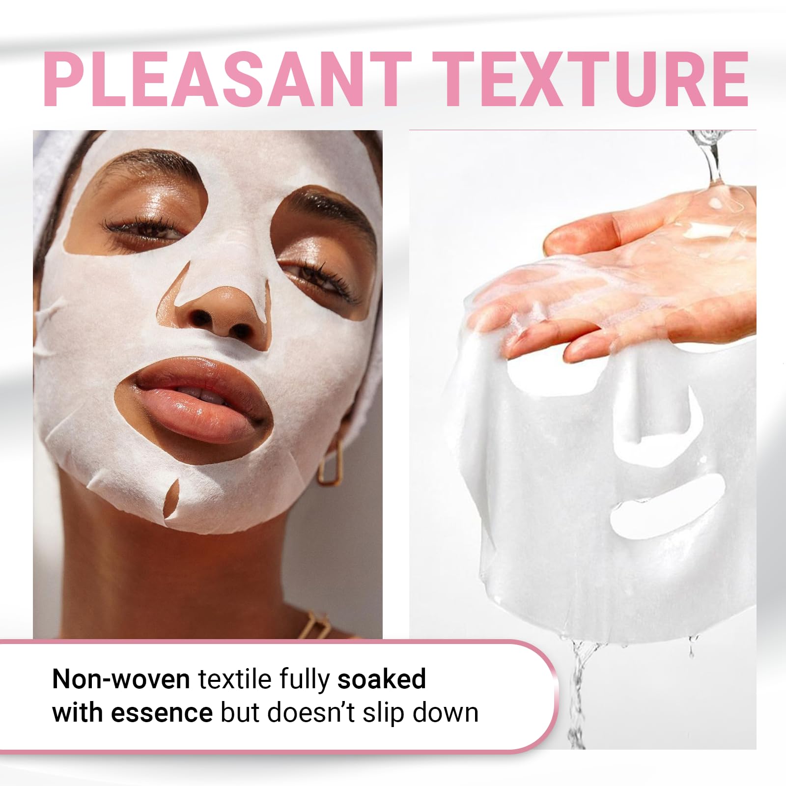 VIABEAUTY 24 Pack of Collagen Face Mask with Ceramides - VIABEAUTY