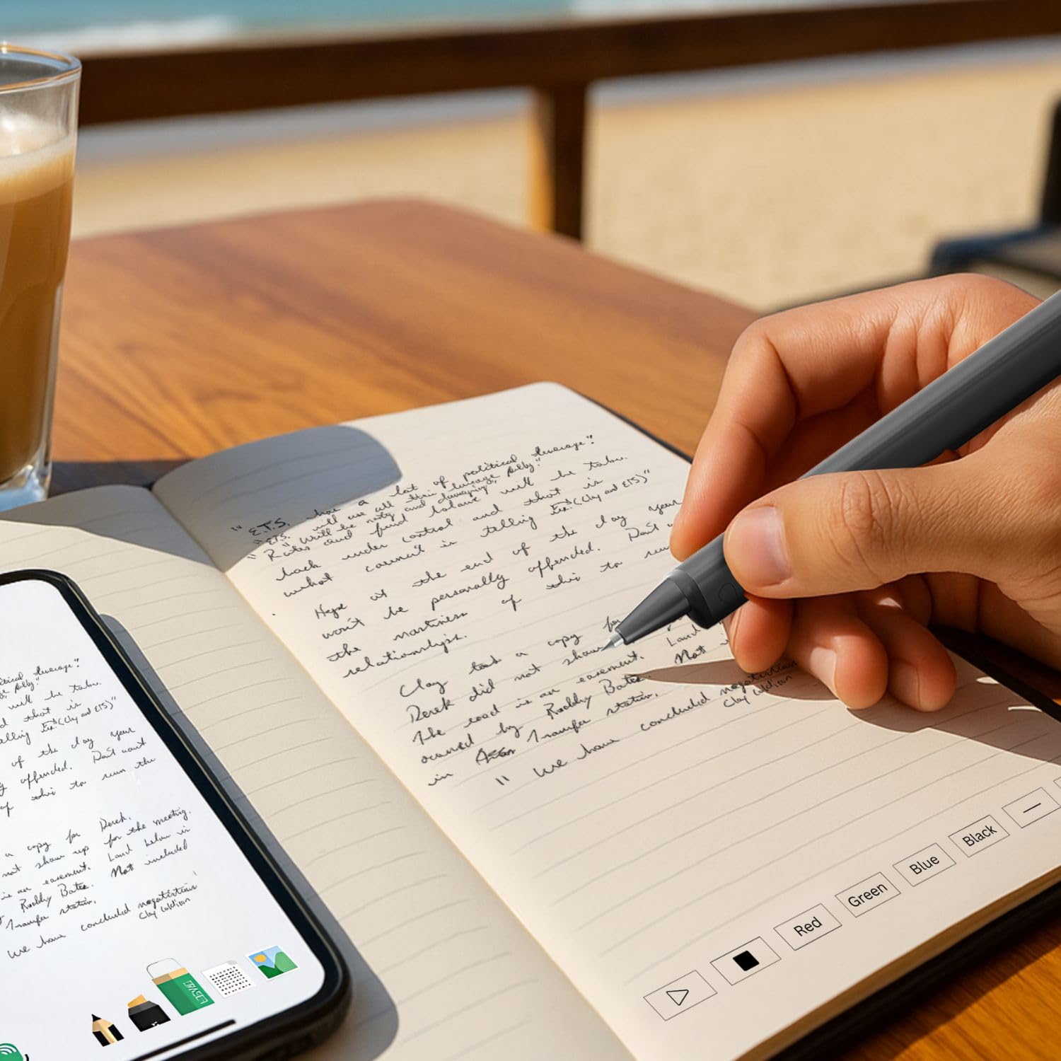 SyncPen Digital Notebook Smart Pen Set | Real Time Sync from Pape by SyncPen - Angle View 3