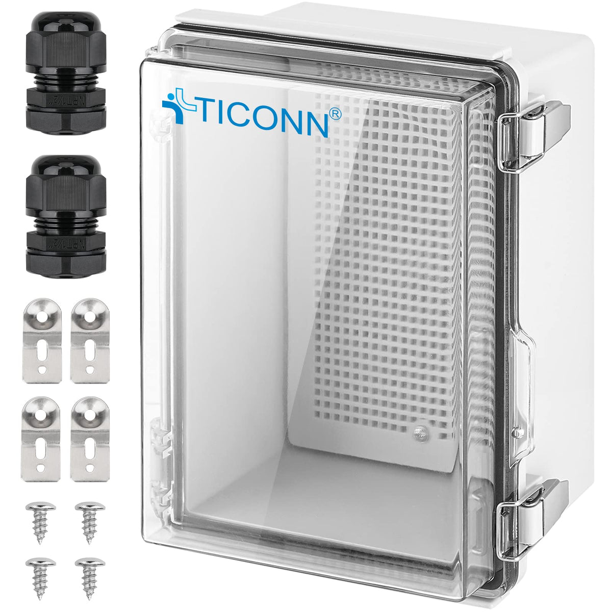 TICONN Outdoor Electrical Box Waterproof ABS IP67 Junction - TICONN Official Imagery - 2