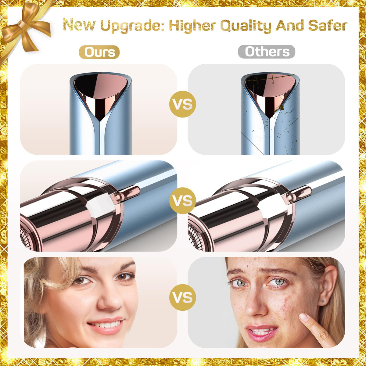 Gurelax Electric Facial Hair Remover for Women Painless - gurelax Official Imagery - 8