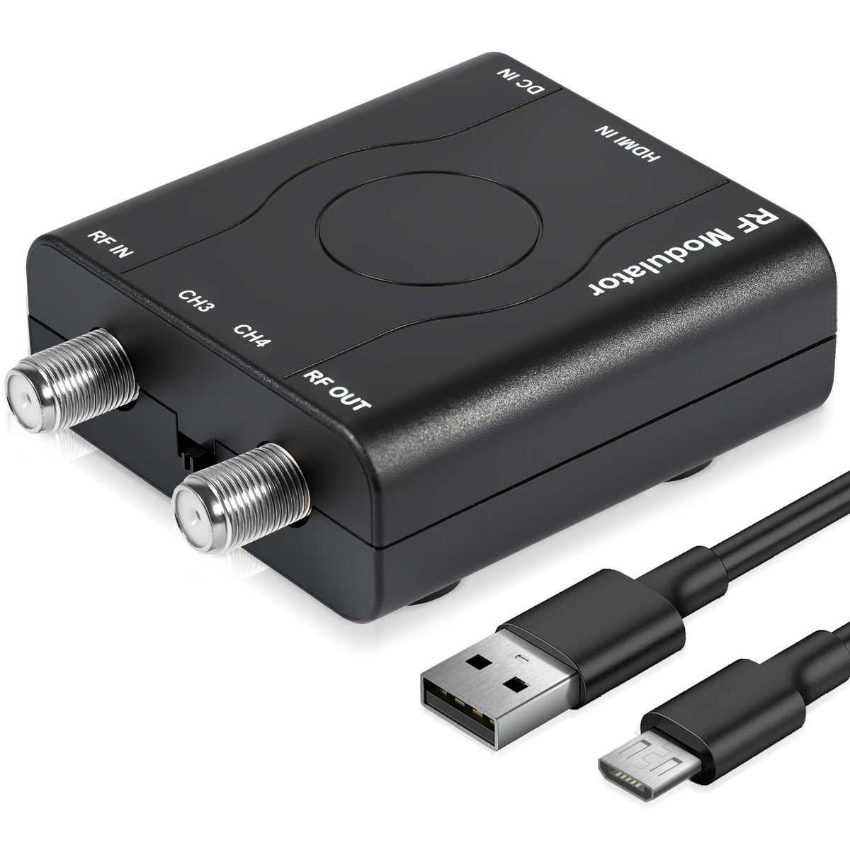 HDMI to RF Modulator HDM61 VHF HDMI to RF Converter Adapter - VQP Official Imagery - 1