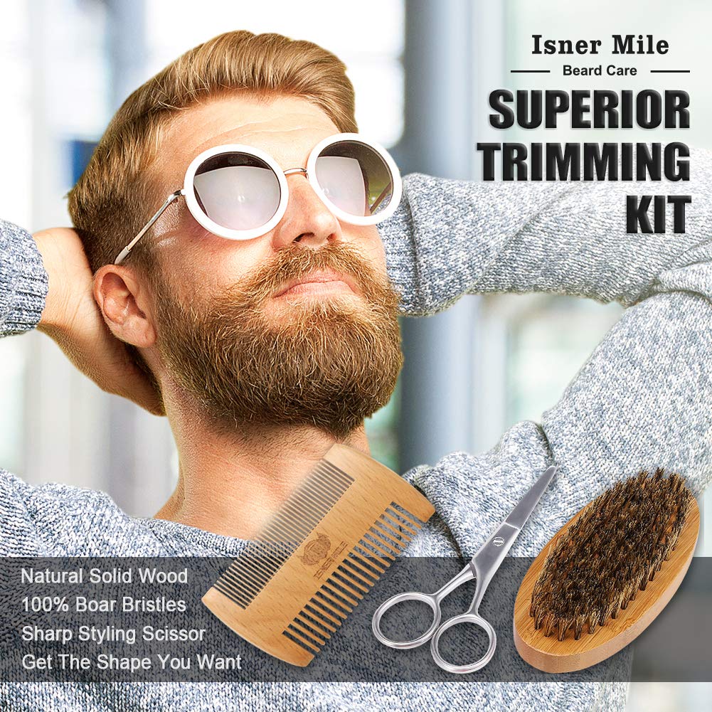 Beard Kit Birthday Gifts for Men Grooming Care w Wash Brush - Comfy Mate Official Imagery - 8