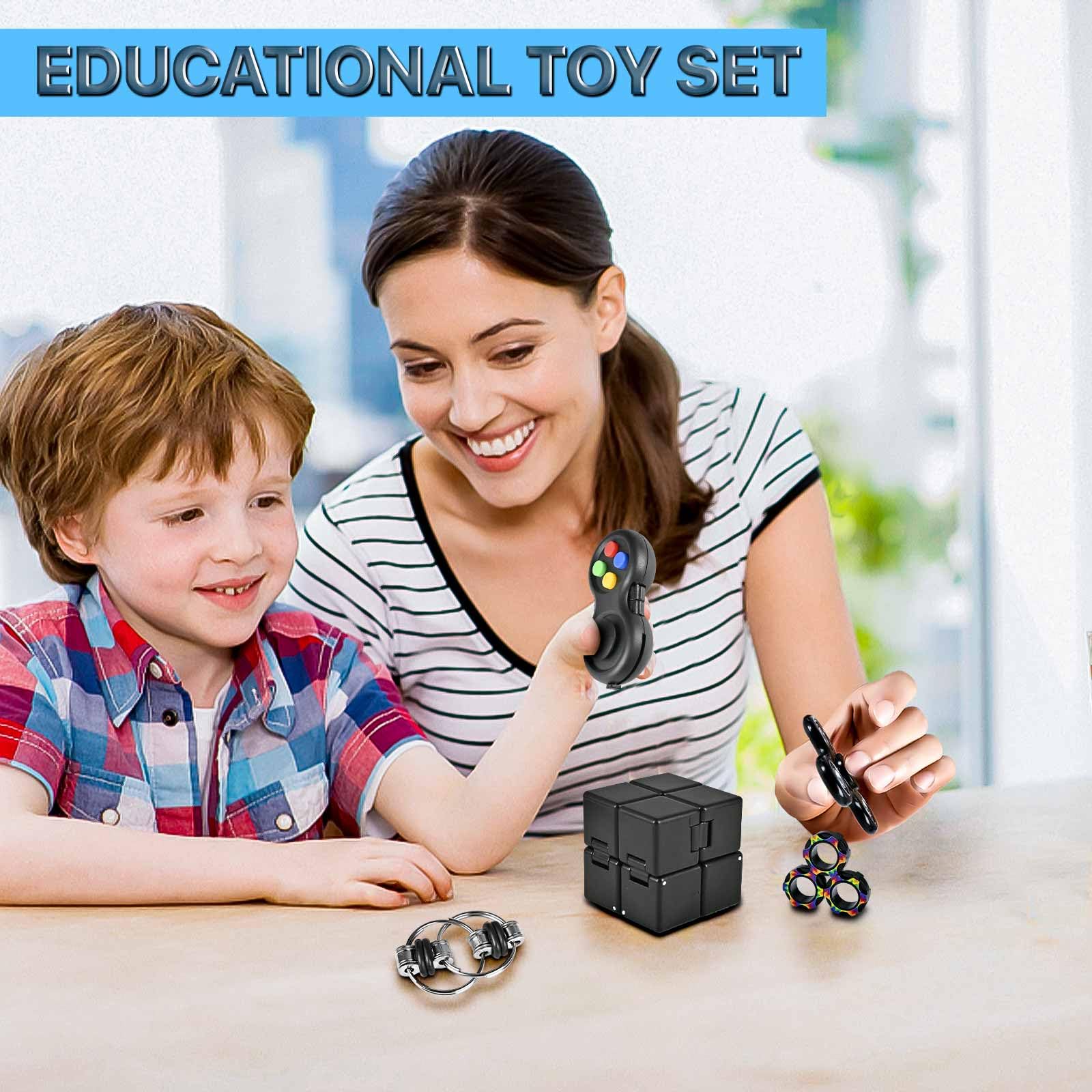 Dr.Kbder 5PC Fidget Toys Adults Set Fidgets for Classroom Must Ha by Dr.Kbder - Angle View 2