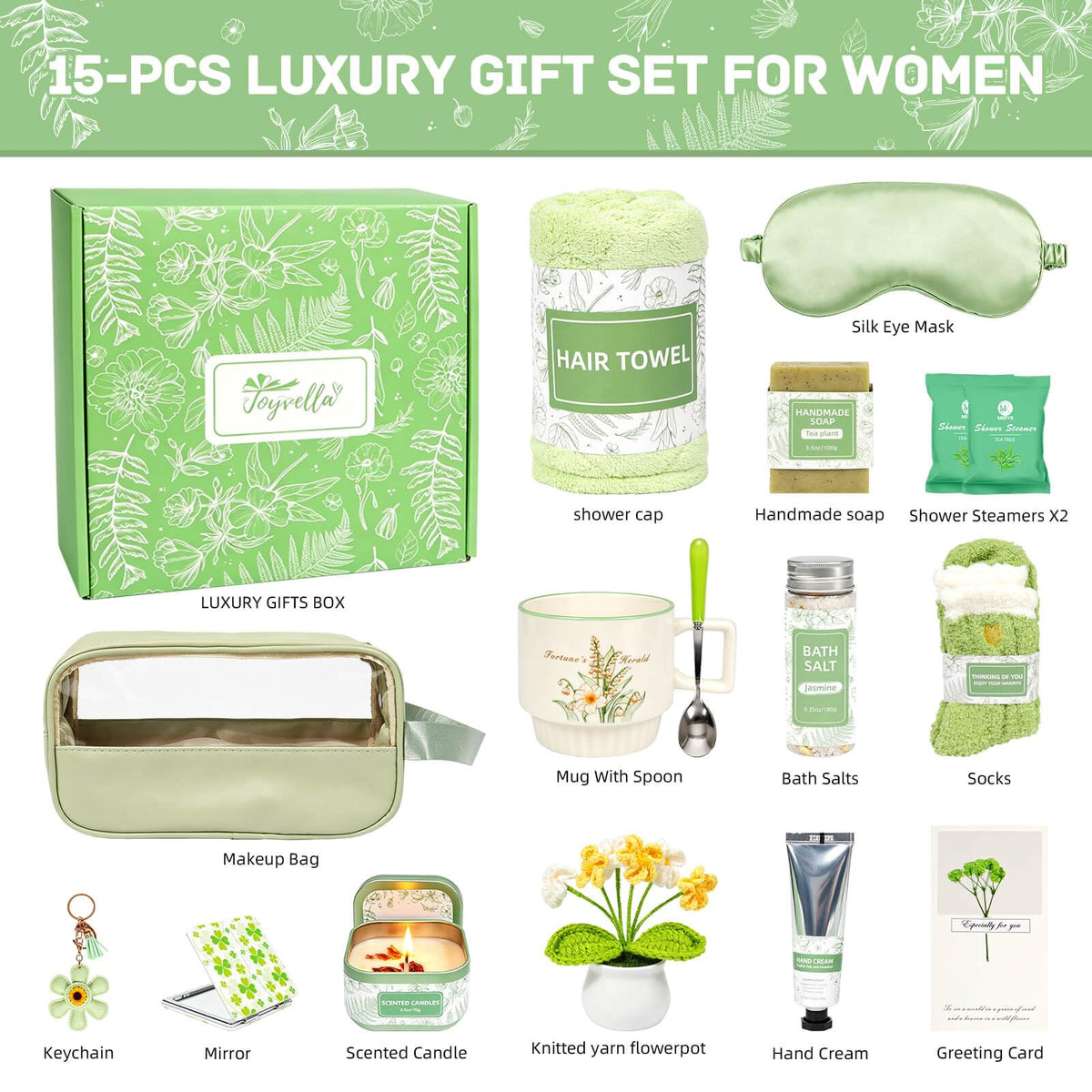 Birthday Gifts for Women Luxury Self Care Gift Basket for - Joyvella Official Imagery - 3