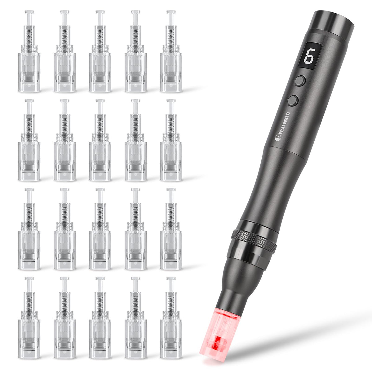 Microneedling Pen Microneedle Derma Roller Pen for Face Skin - Glemme Official Imagery - 2