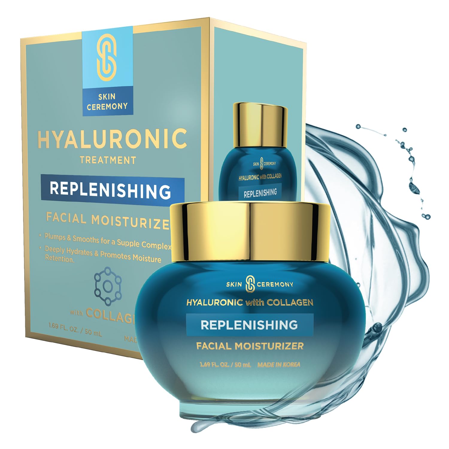 Hyaluronic Acid Moisturizer with Collagen - Skin Ceremony